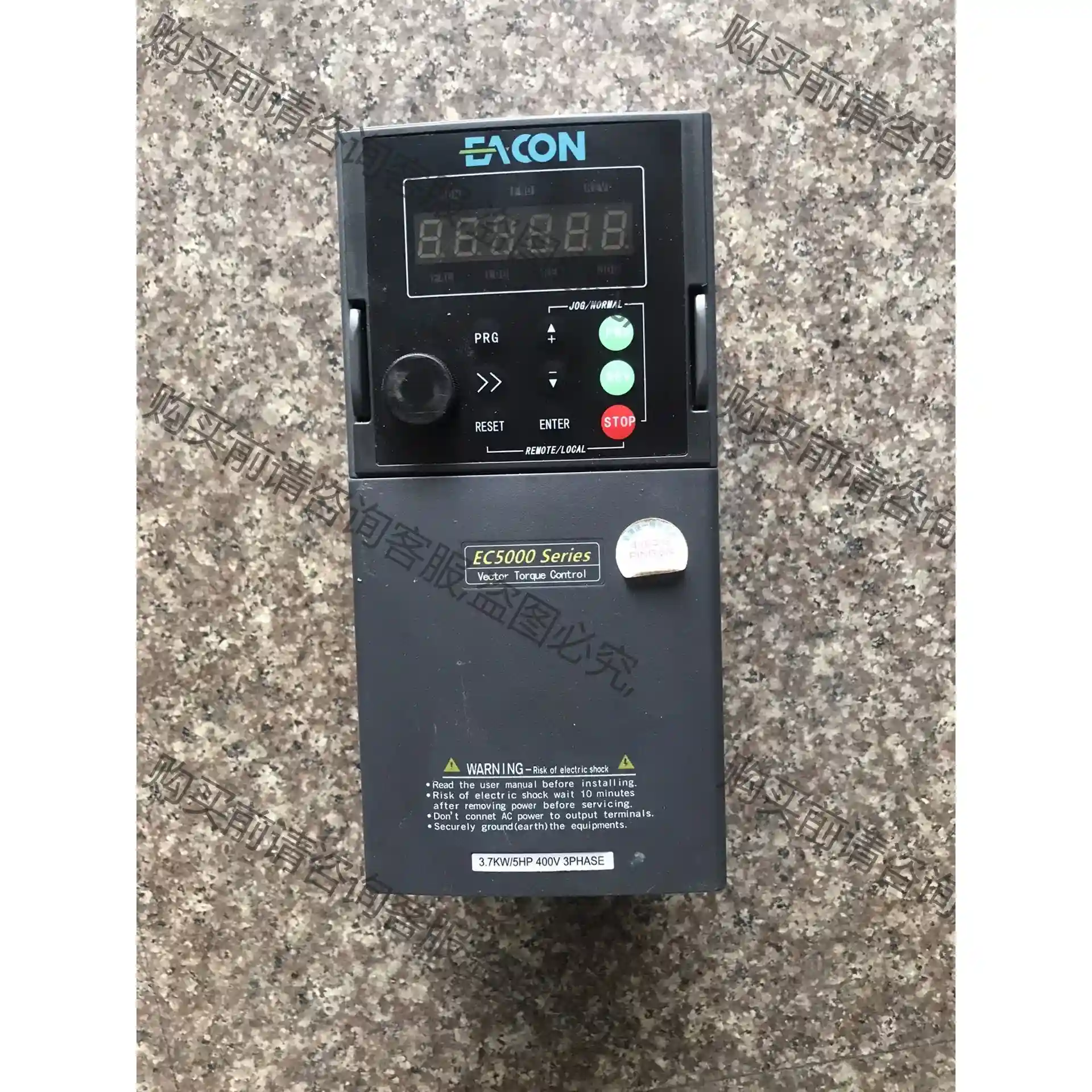 易控EC503D7GG04D0P43C拆机变频器,成色如图实 议价再拍 拆机件