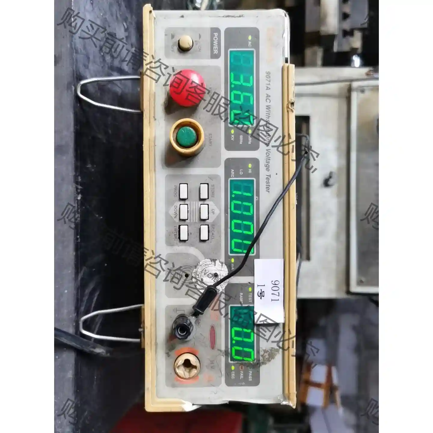 耐压电测试仪Zentech 9071 AC 裸机，外观有破 议价再拍 拆机件