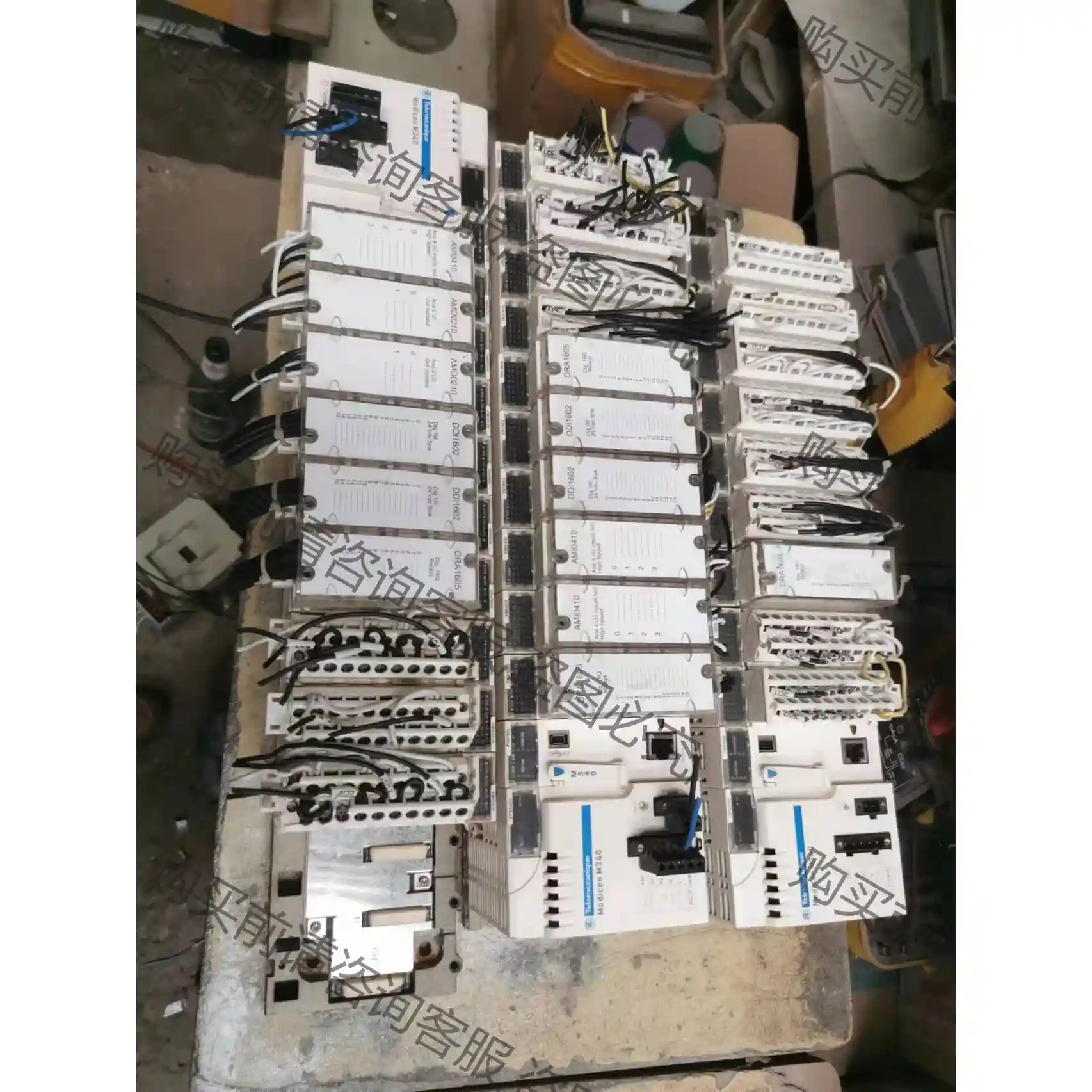 施耐dePLC 控制器M340 CPU BMX P34100分 议价再拍 拆机件