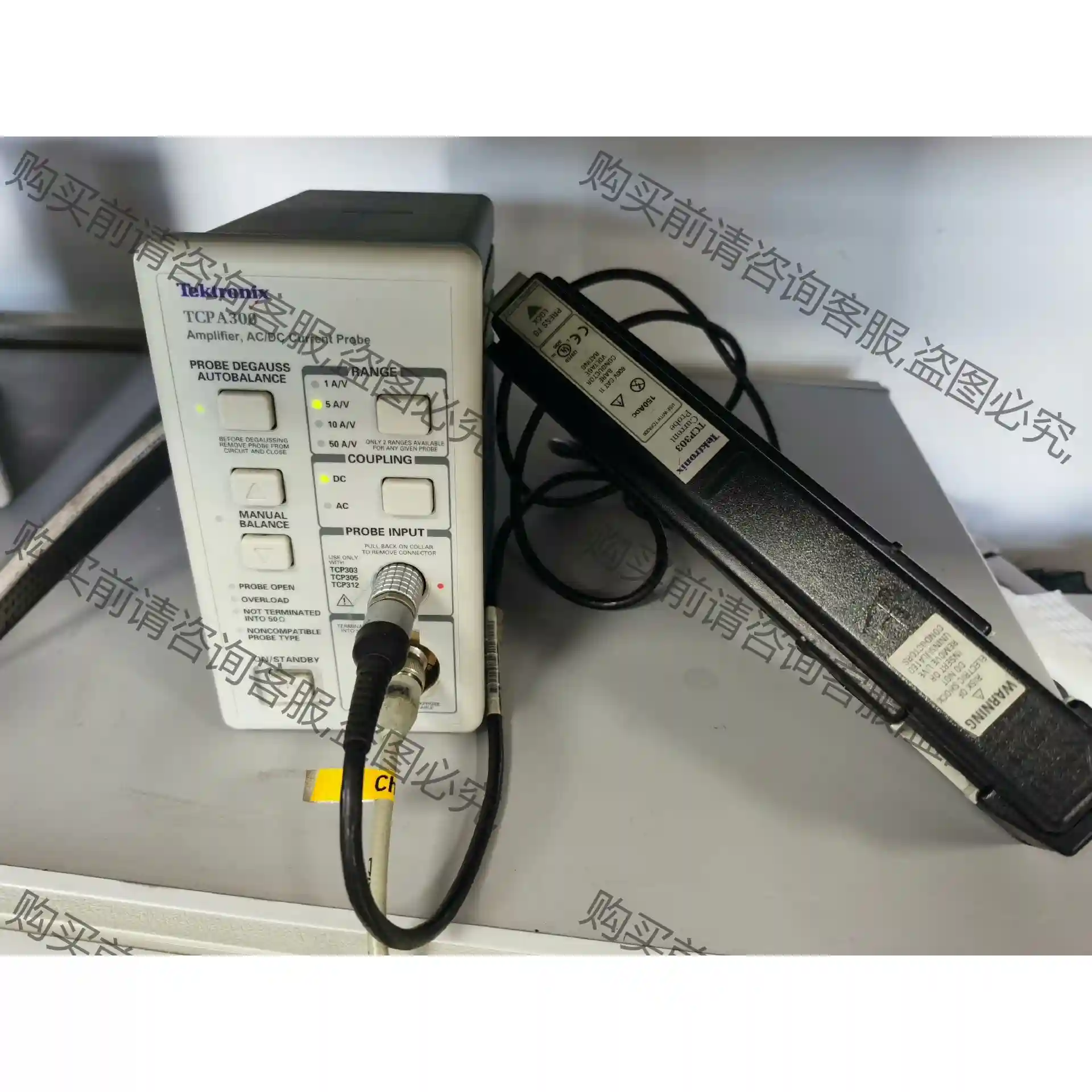 泰克TCPA300电流放大器TCP303电流探头，功能正常， 议价再拍 拆