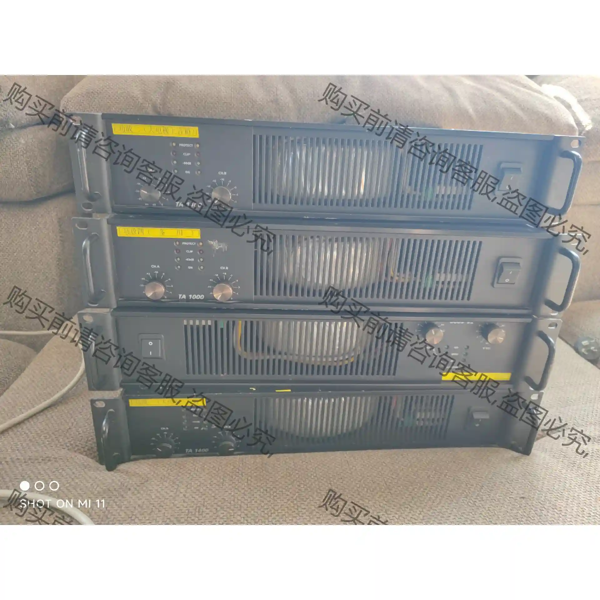 出售，四台天朗功放，测试完毕左右声道都好使，两台：TA140 议价