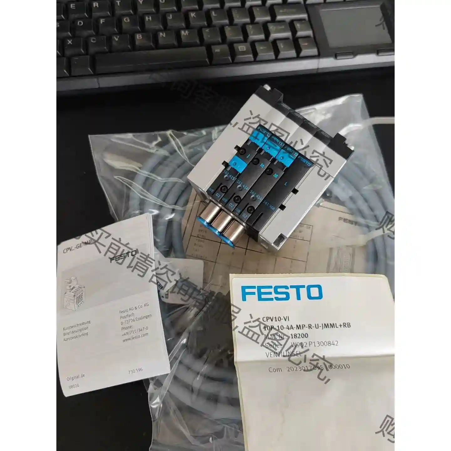 FESTO阀导CPV10-10-4A-MP-R-U-JMML 议价再拍 拆机件