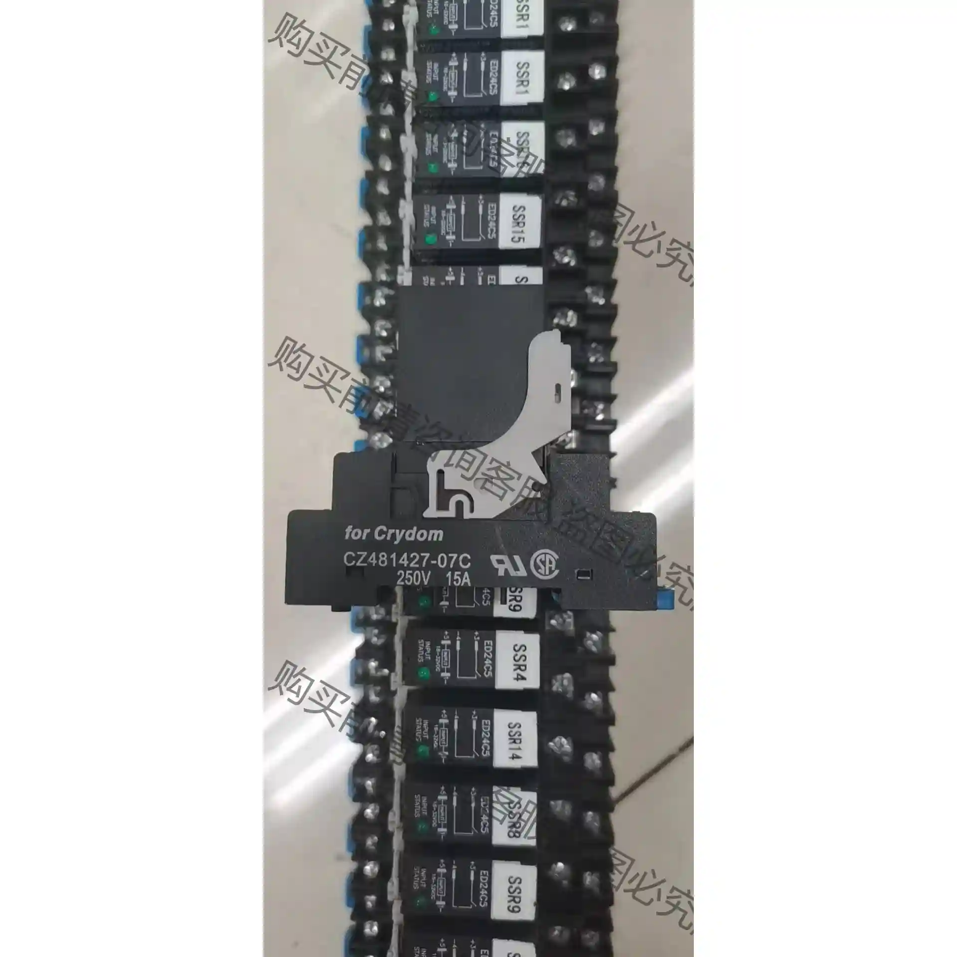 美国快达crydom固态继电器 ED24C5配底座CZ481 议价再拍 拆机件