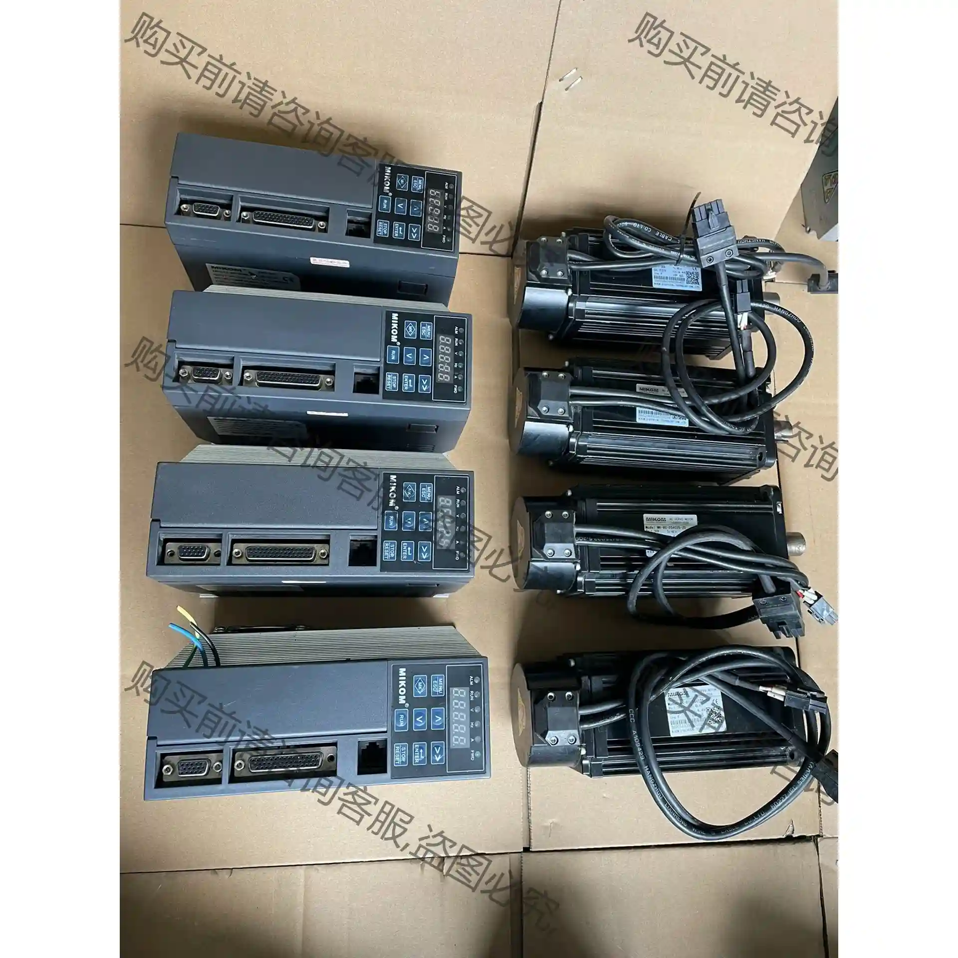 迈科MIKOM 1KW伺服电机套装 议价再拍 拆机件