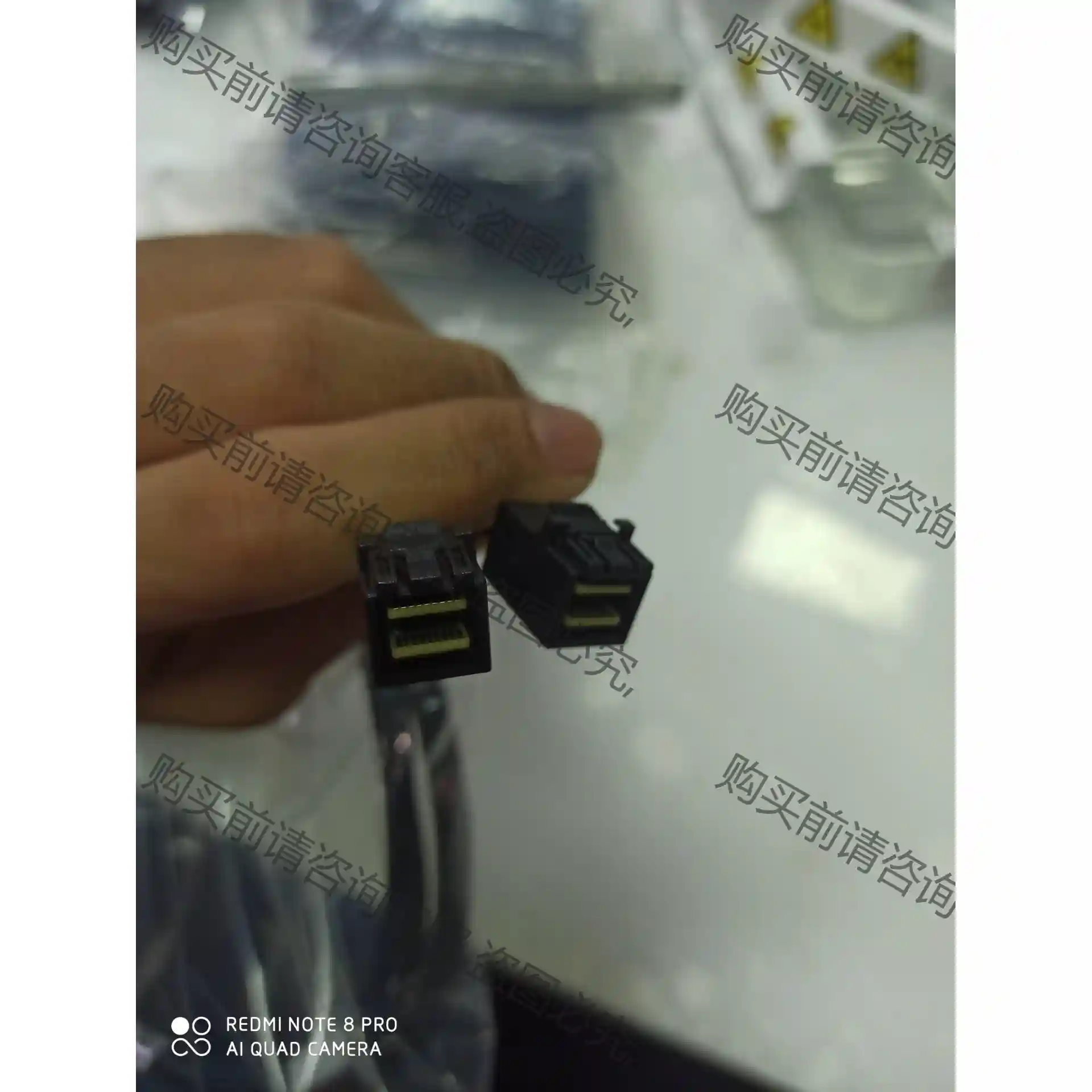 安费诺HD Mini SAS线SFF 8643转8643阵列 议价再拍 拆机件