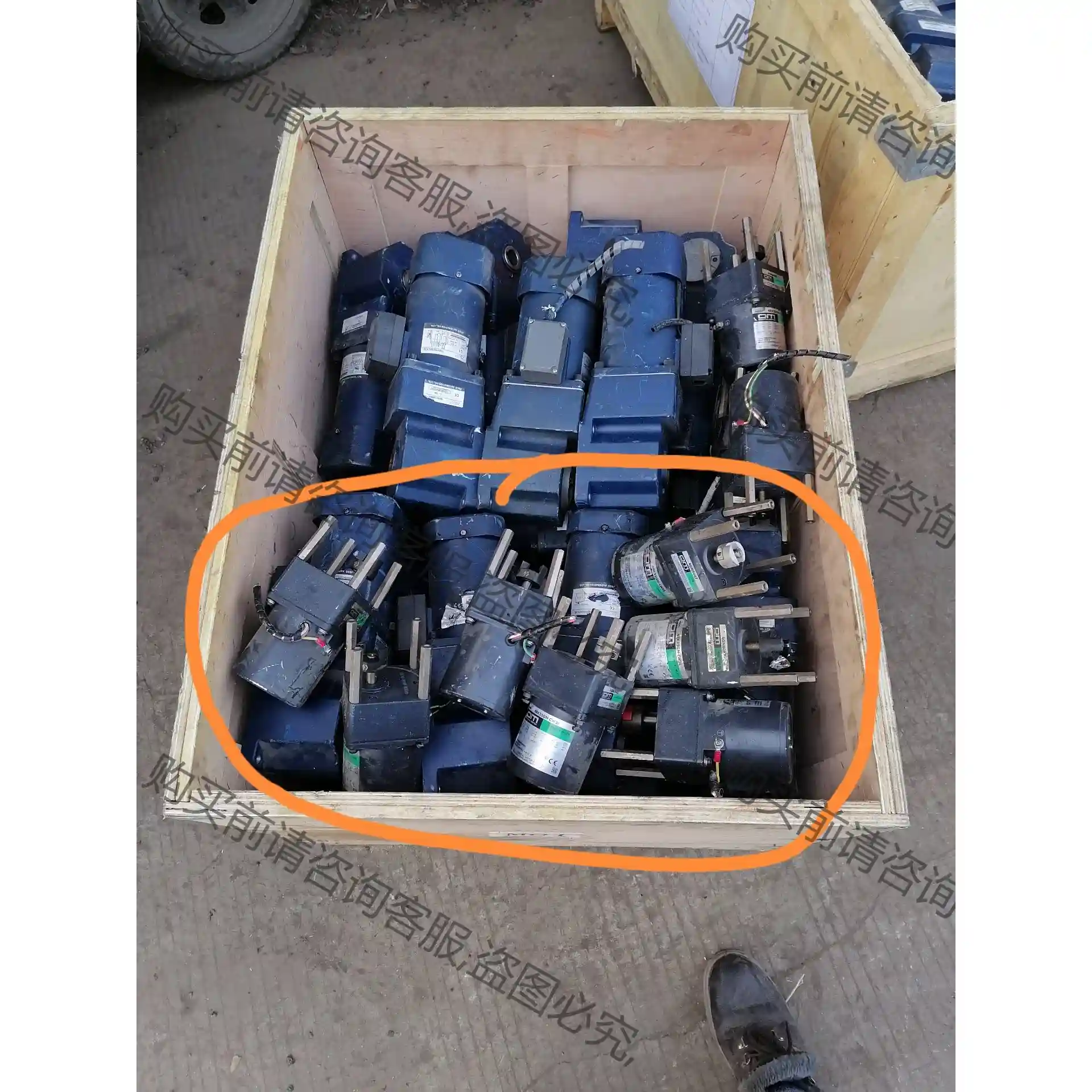 OM日本东方电机4RK40GN-CW2L减速箱4GN60KF 议价再拍 拆机件