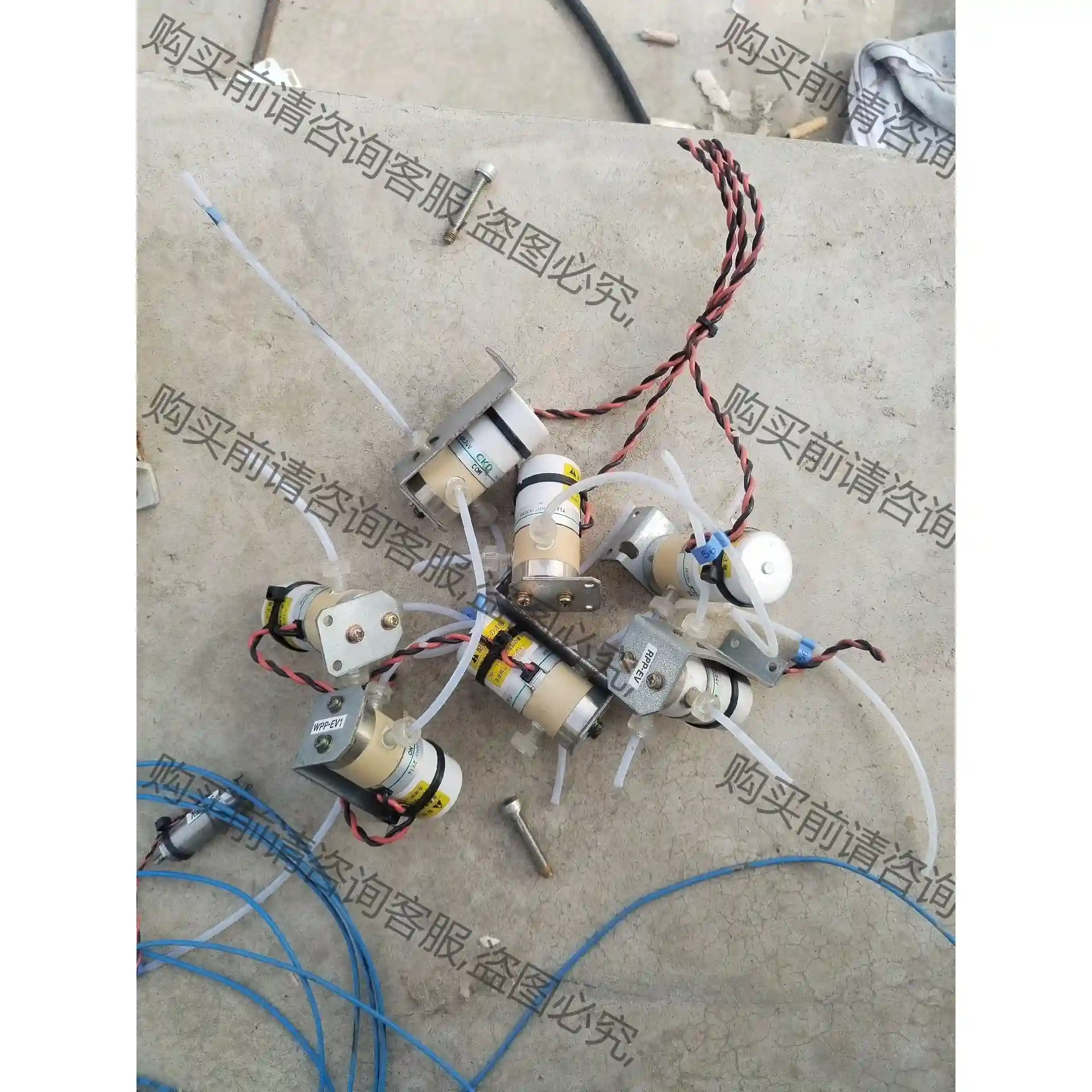 CKD药液用电磁阀MYG1-M6-DC24V拆机7个，成色看 议价再拍 拆机件