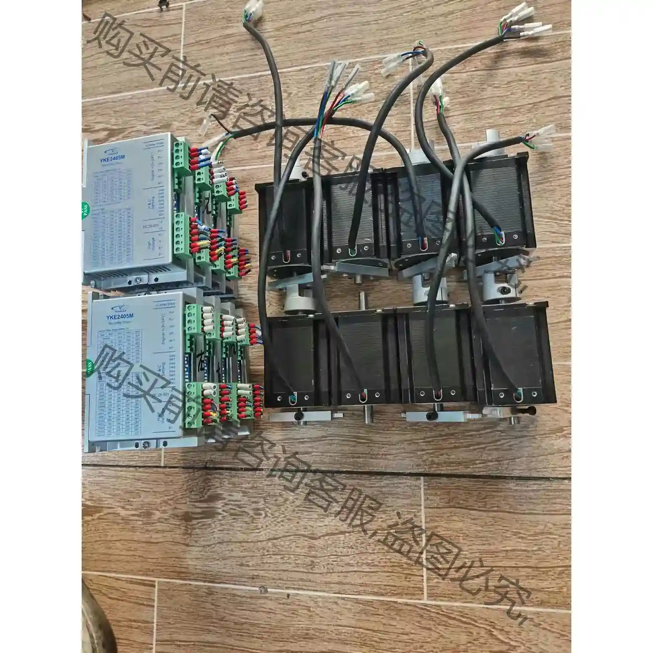 研控YKE2405M步进驱动+YK57HB76-4221B步 议价再拍 拆机件