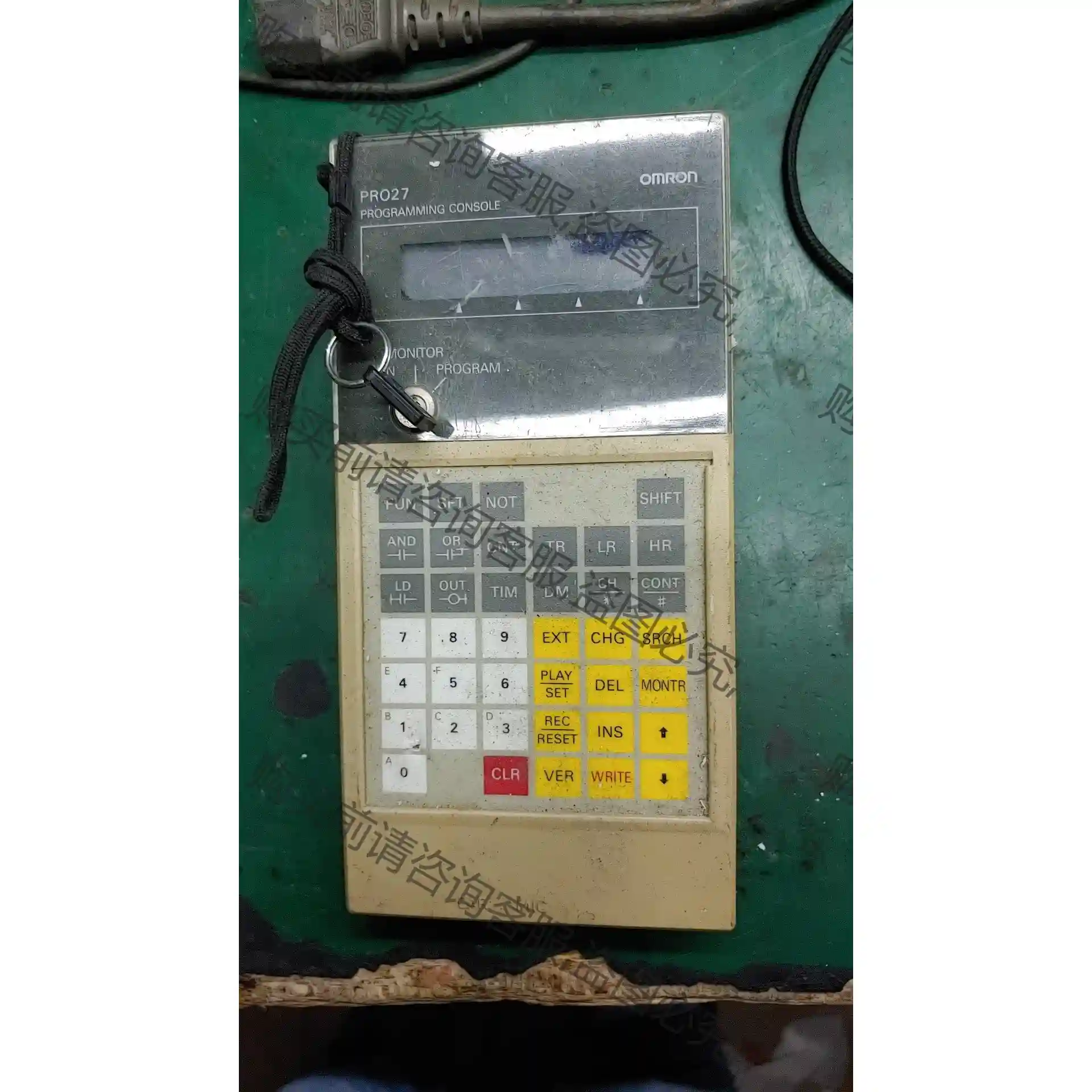 omron 欧姆long C200H-PRO27-E 手持编程器 议价再拍 拆机件