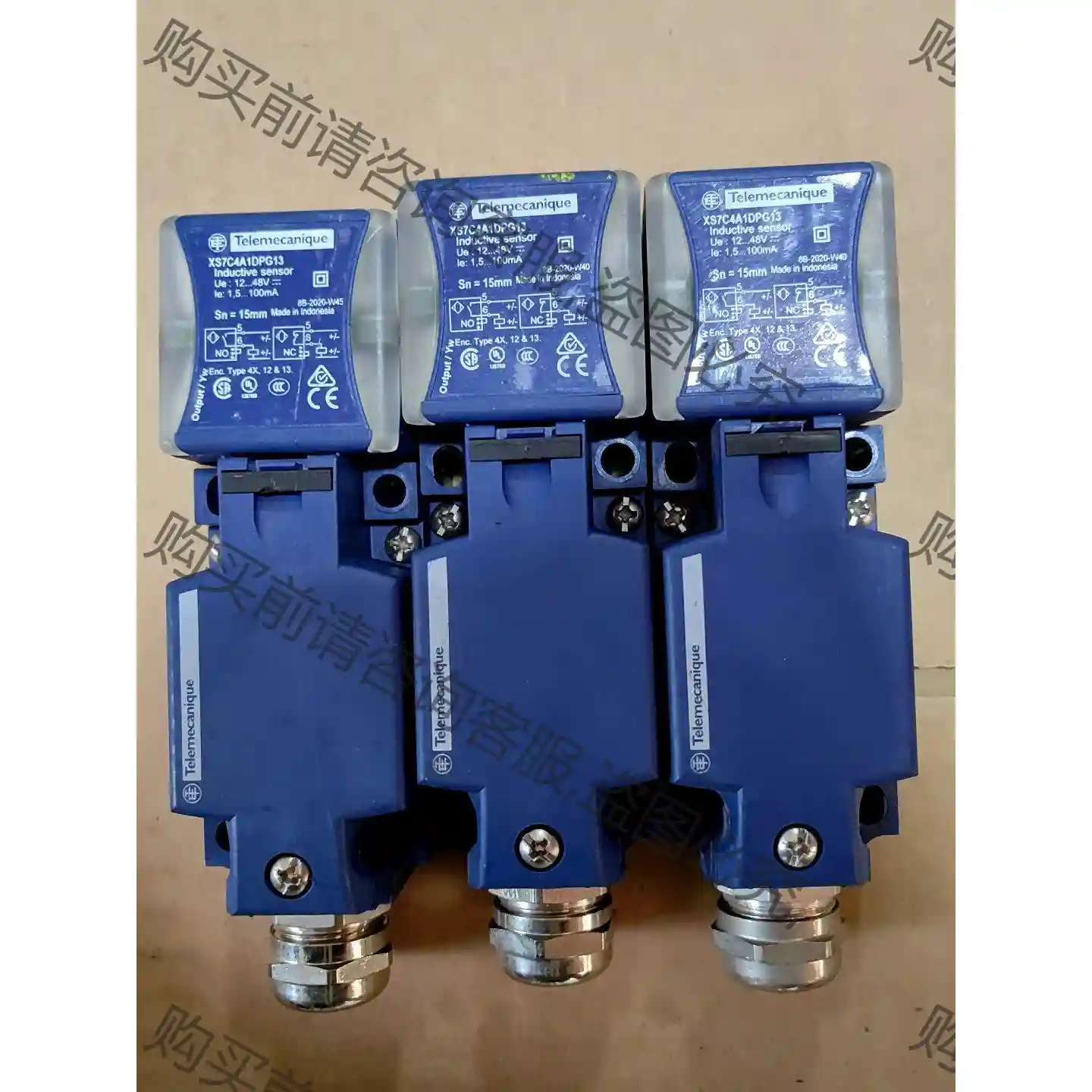 施耐de电感式接近开关XS7C4A1DPG13工程剩余280元 议价再拍 拆机