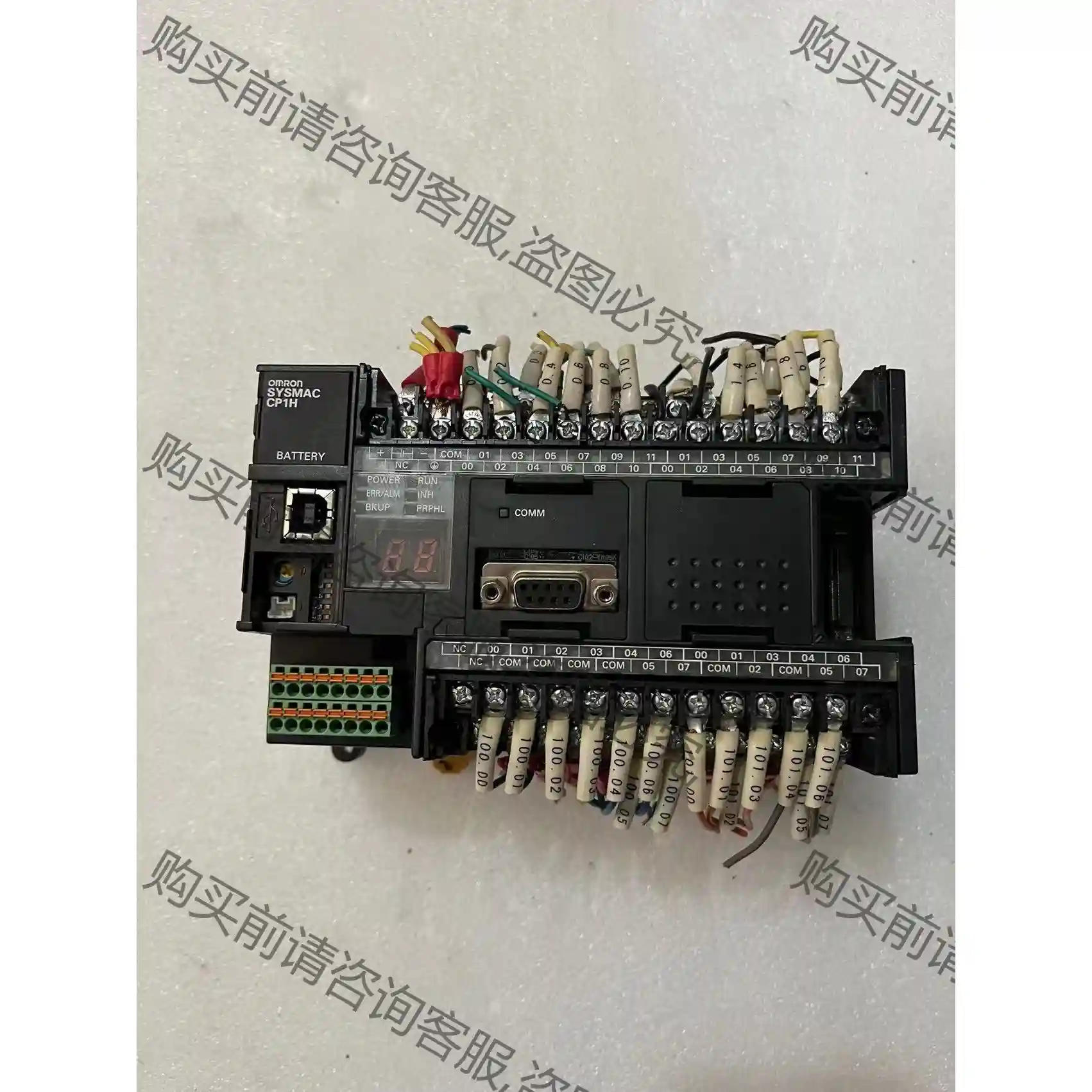 CP1H-XA40DT-D二手拆机欧姆longPLC实物图拍摄1. 议价再拍 拆机件
