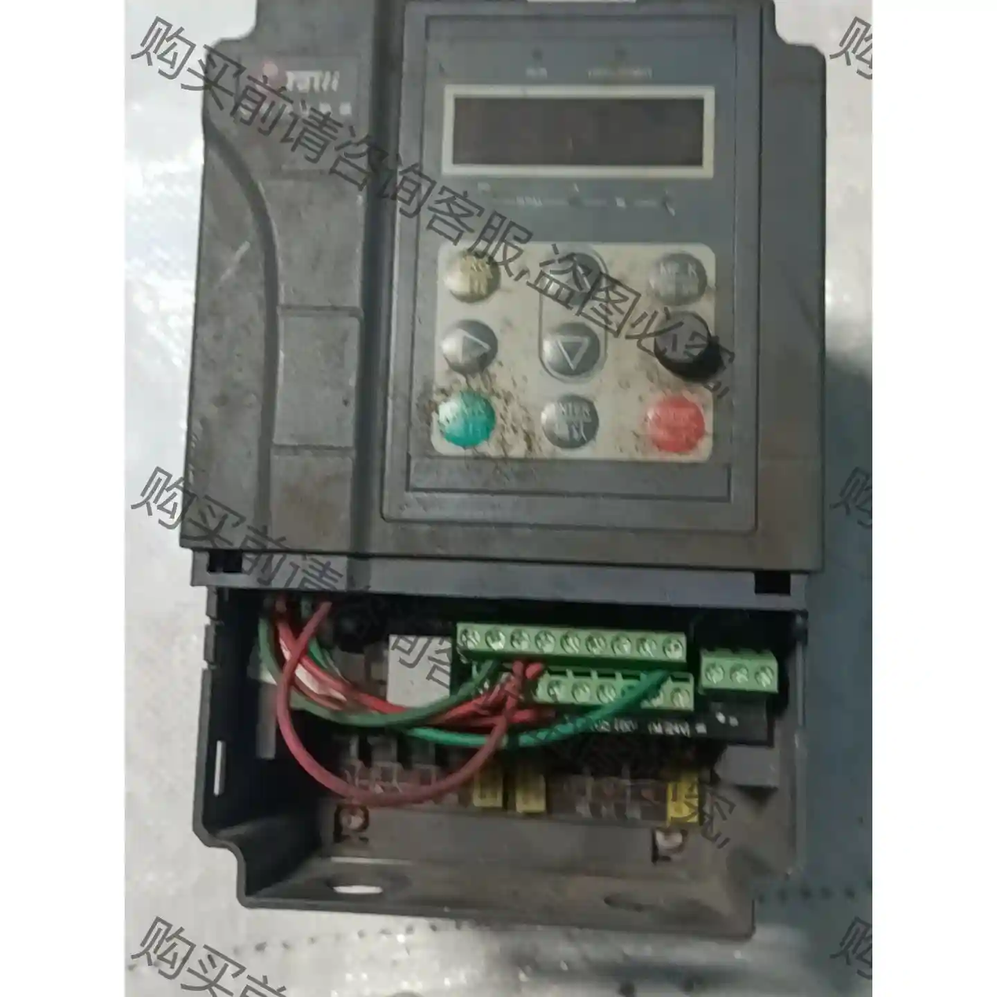 迷你型变频器，AC3PH380V 2.2KW，实物拍摄一台， 议价再拍 拆机