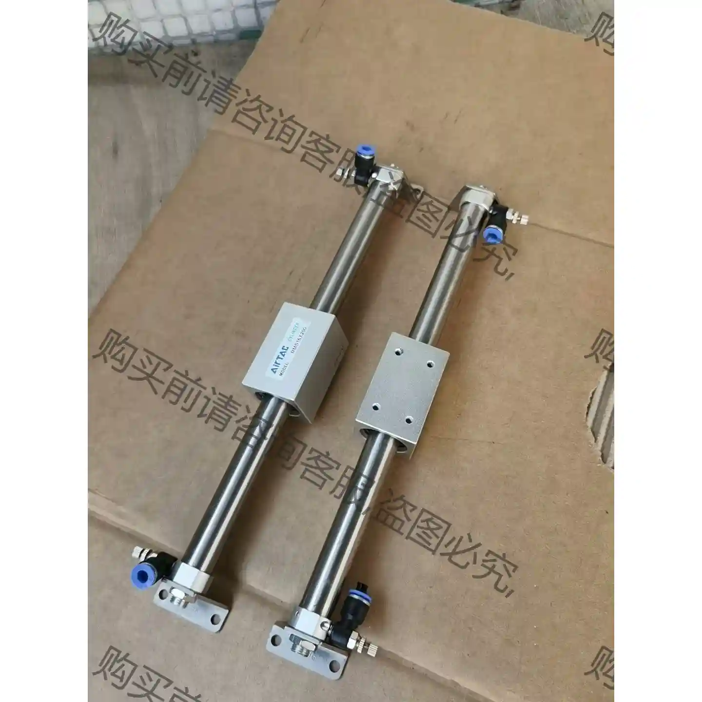 亚德客磁藕式无杆气缸RMS16X200，16×200无杆气缸 议价再拍 拆机