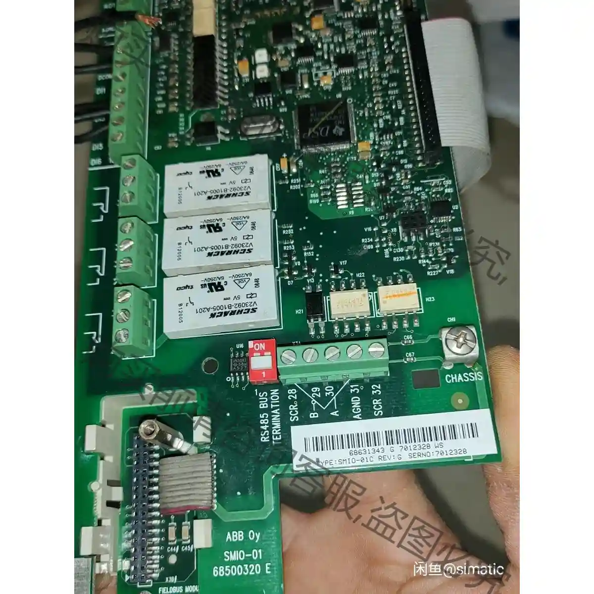 AB变频器ACS510-550信号端子io板主板 AB变 议价再拍 拆机件