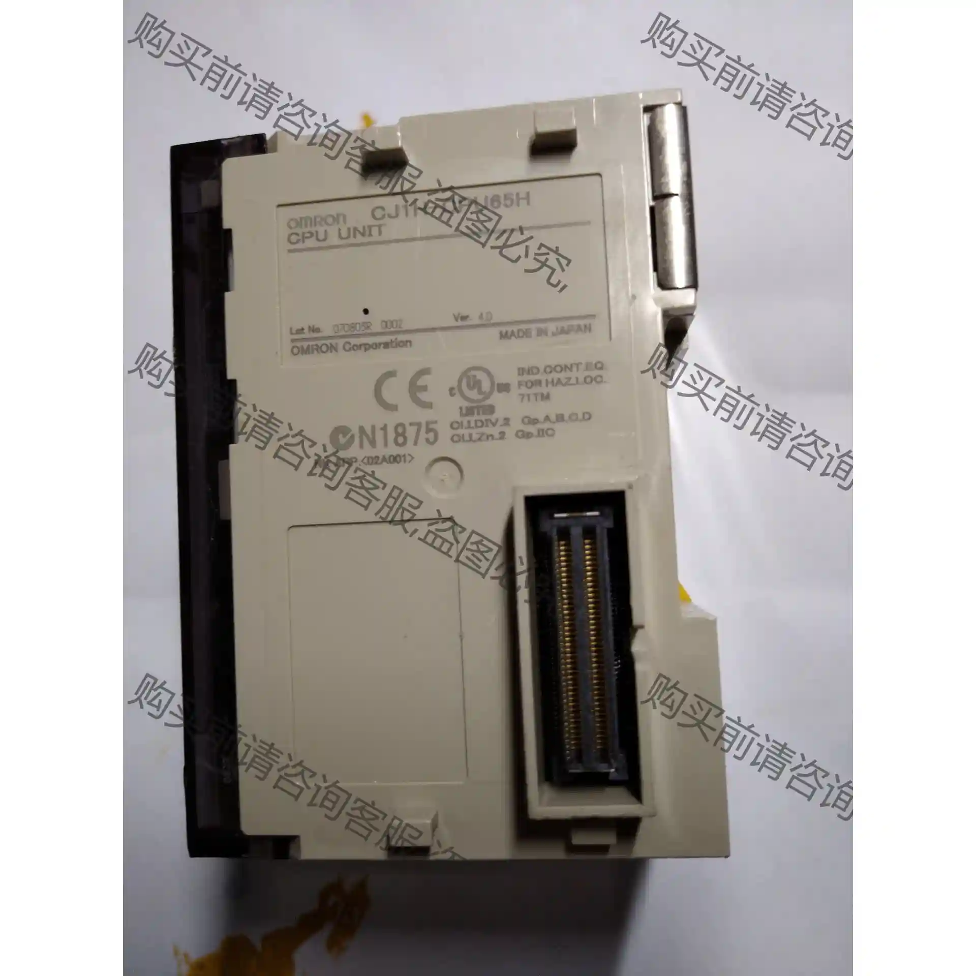 欧姆longPLC模块 CJ1H-CPU65H 欧姆longCPU 议价再拍 拆机件