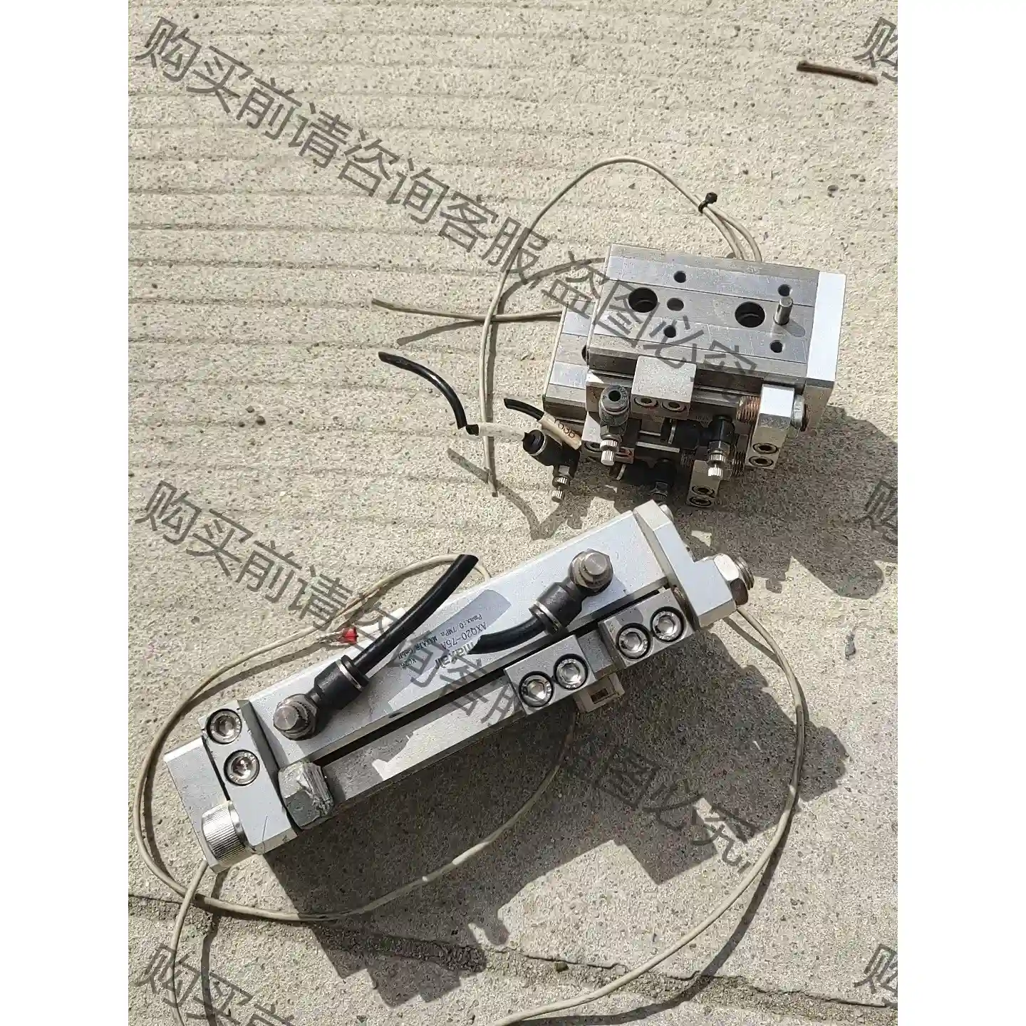 钢背滑台气缸AXQ20-75和AXQ16-20拆机的3个，需 议价再拍 拆机件