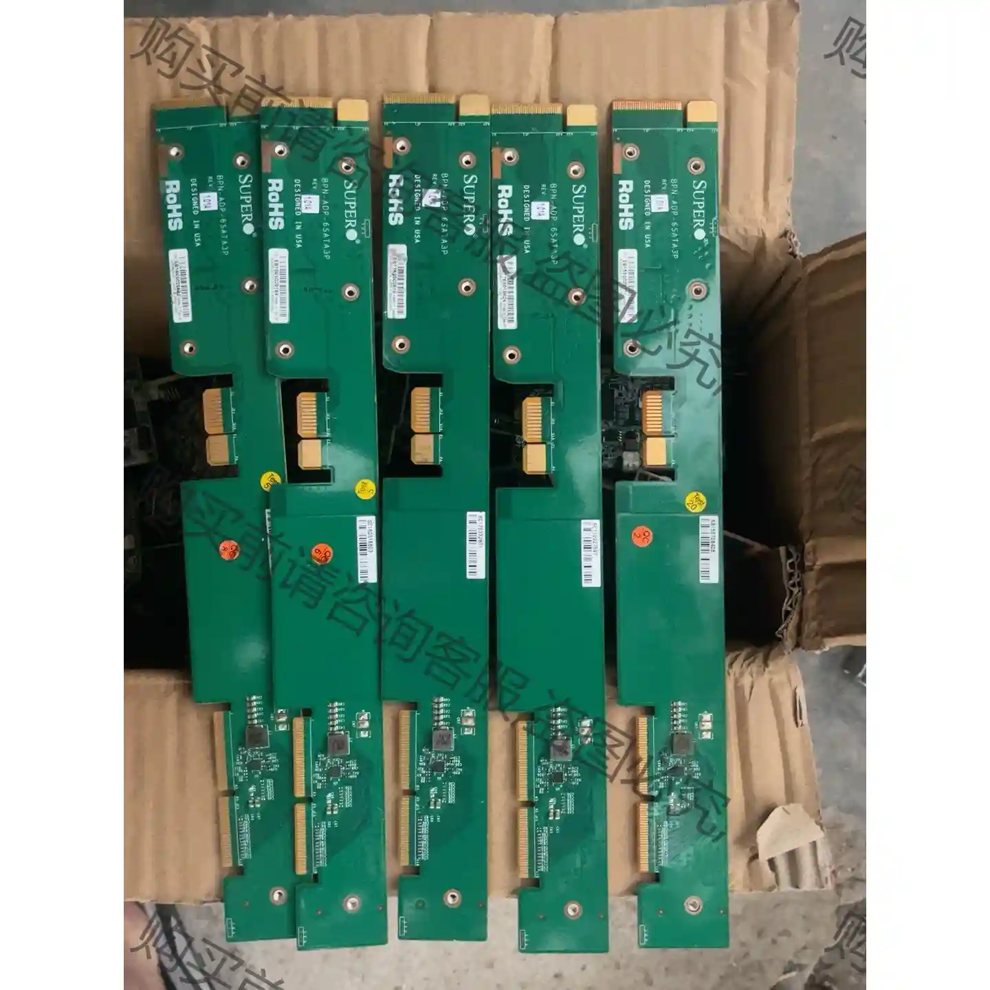 超微 2U X99 4节点BPN-ADP-6SATA3P 议价再拍 拆机件