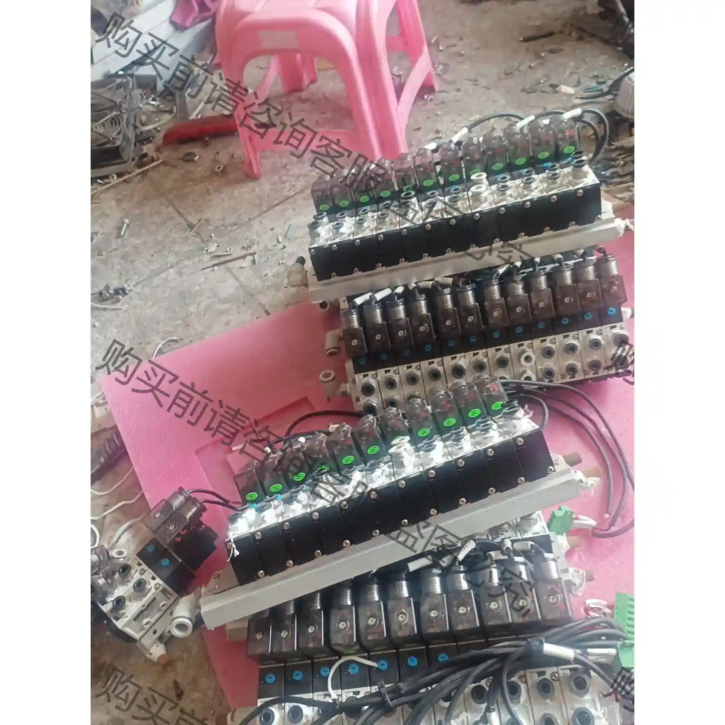 YSC电磁阀YSVM220-4E1 12一组的有4组每组26 议价再拍 拆机件