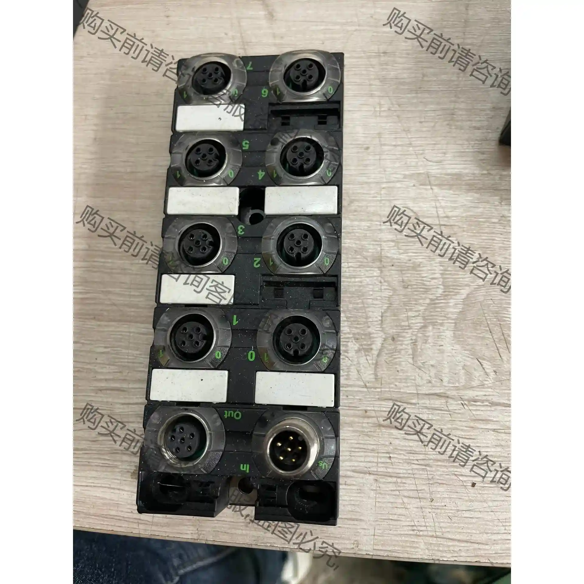 穆尔MURR CUBE67总线模块 DI16 E 8XM12 议价再拍 拆机件