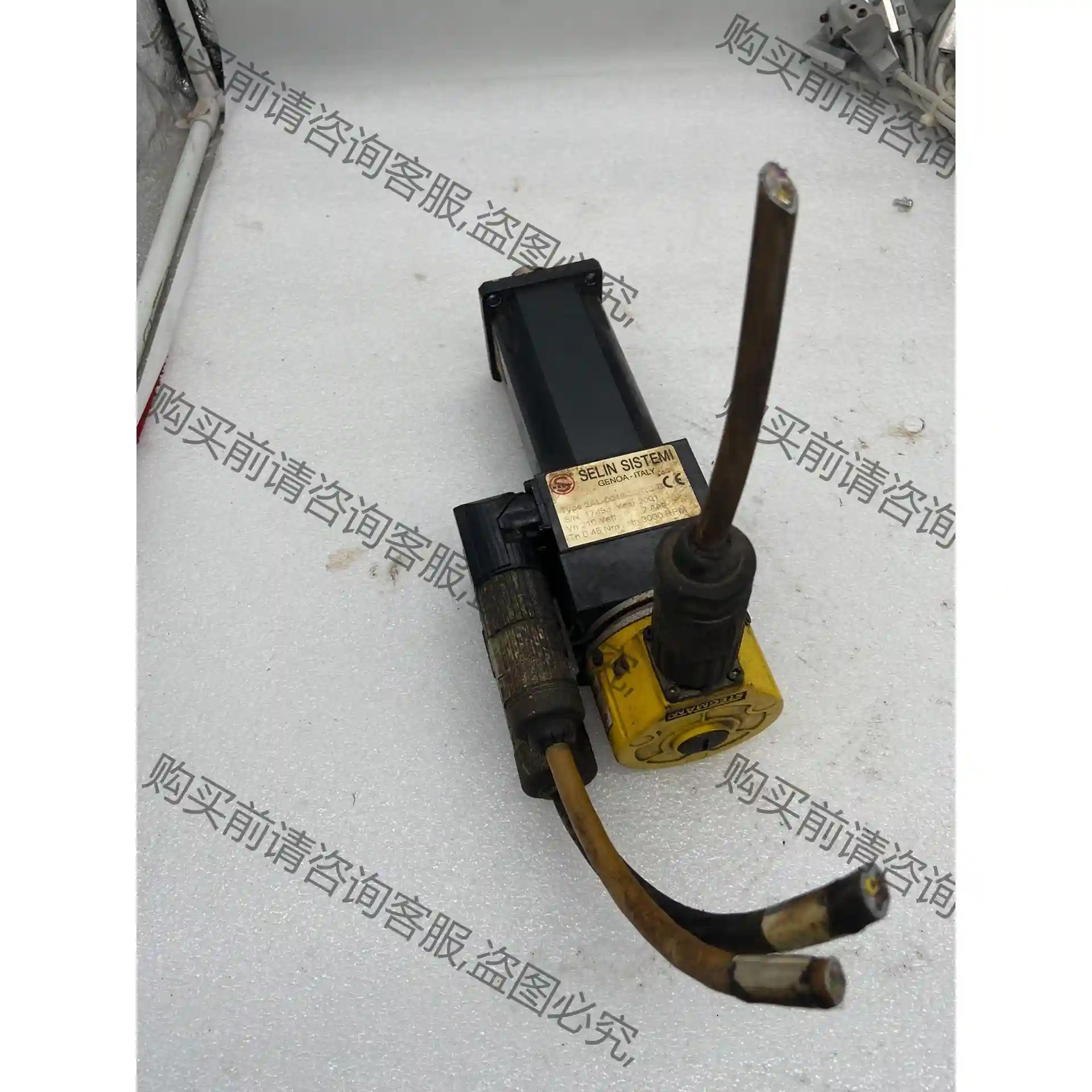 SELIN SISTEMI百超伺服电机2AL-0048-30 议价再拍 拆机件