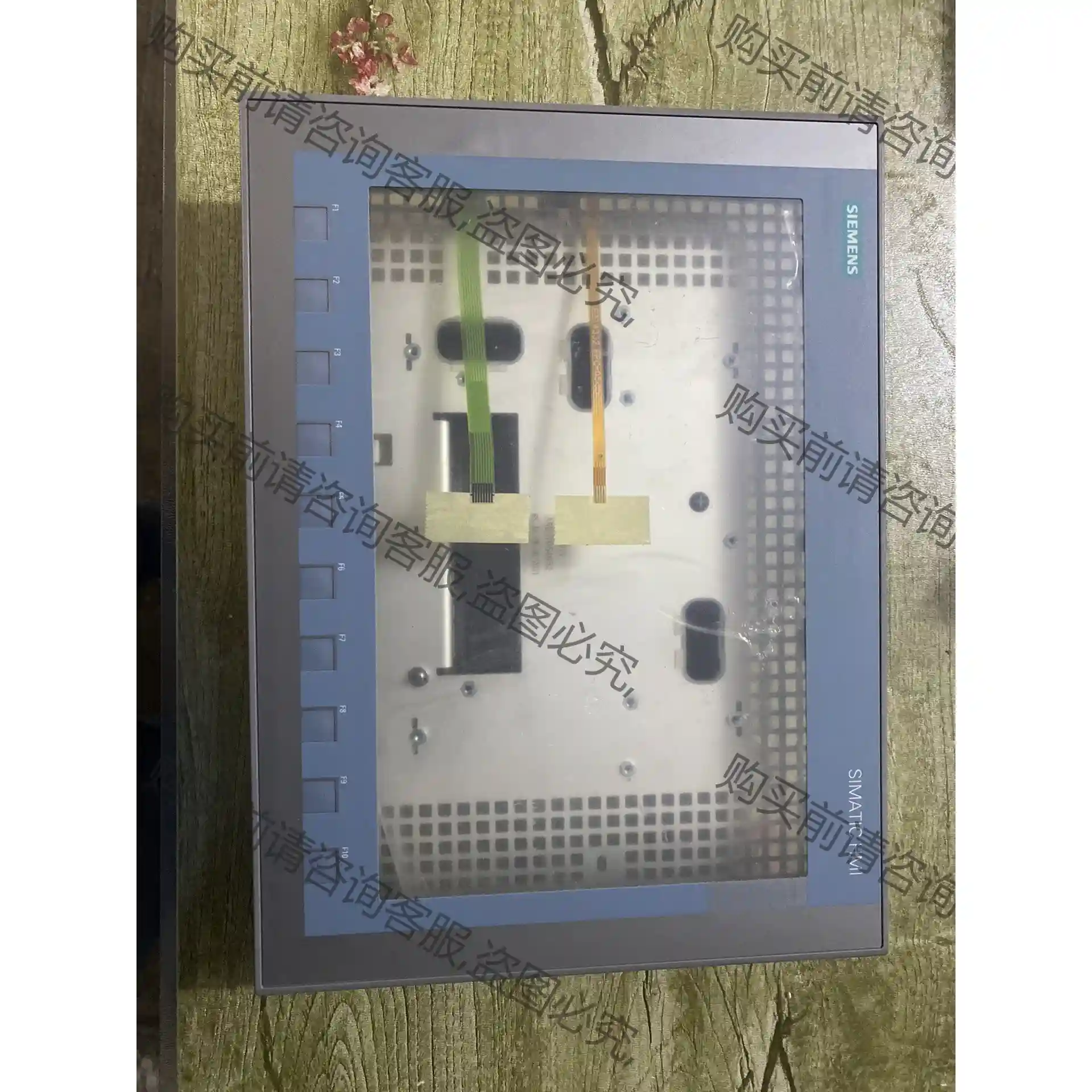 西门zi触摸屏123-2MB03-0AX0外壳，前面板触摸完好 议价再拍 拆机