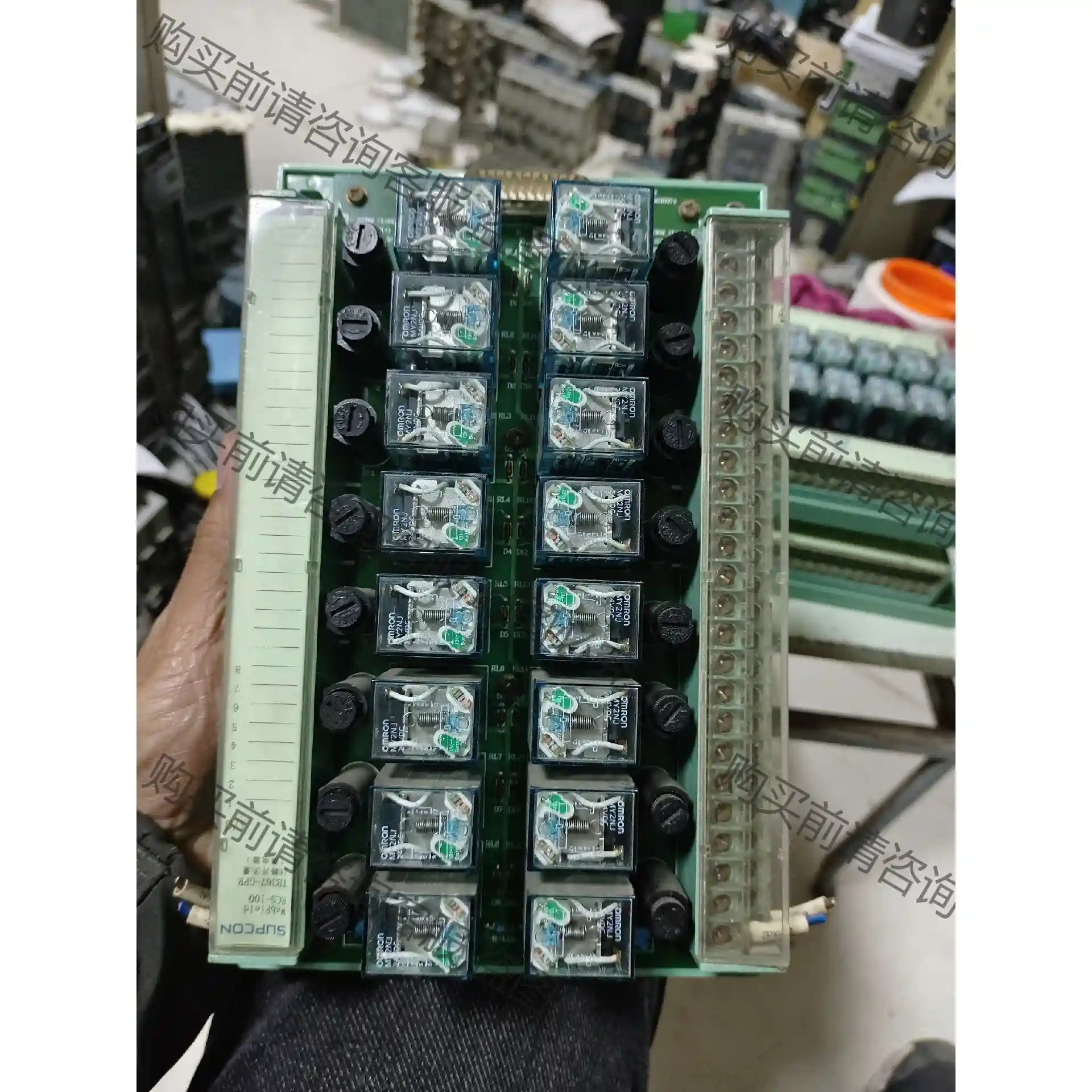 浙大中控继电板ECS－100，TB367-GPR16路开关量 议价再拍 拆机件