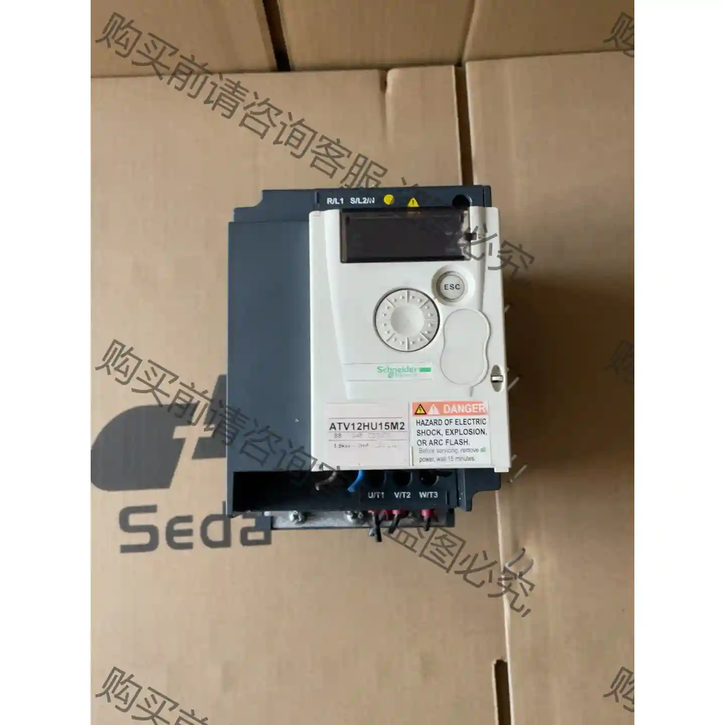 拆机施耐de变频器ATV12HU15M2，220V，1.5KW 议价再拍 拆机件