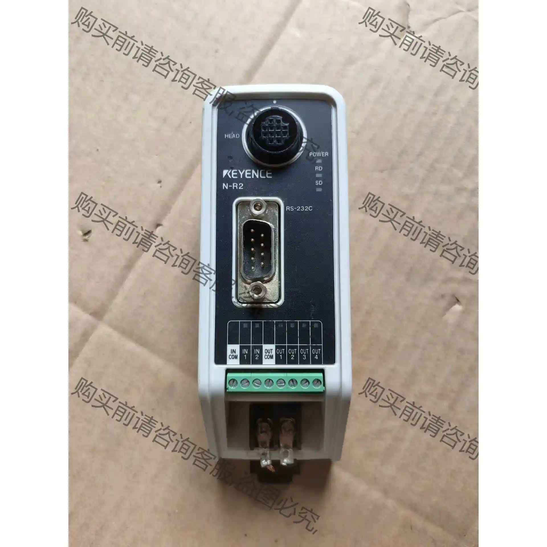KEYENCE/基恩士N-R2 RS-232C读码器控制器 议价再拍 拆机件
