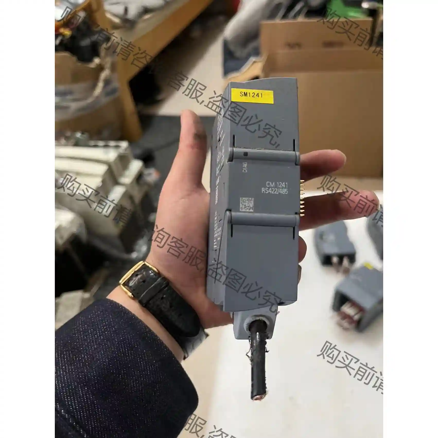6ES7 241-1CH32-0XB0二手拆机西门ziPLC模 议价再拍 拆机件