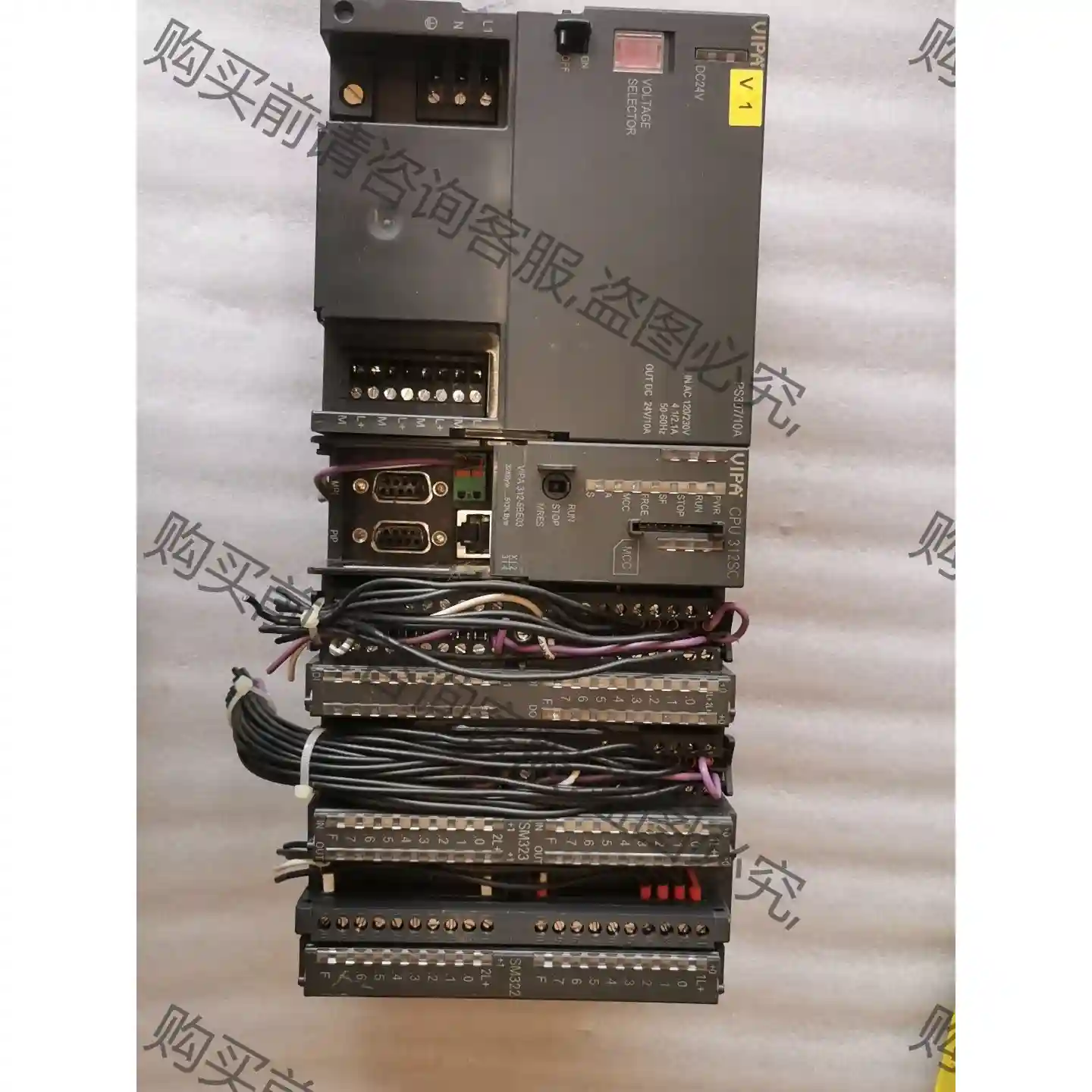 VIPA CPU 312SC模块VIPA 312-5BE03 议价再拍 拆机件