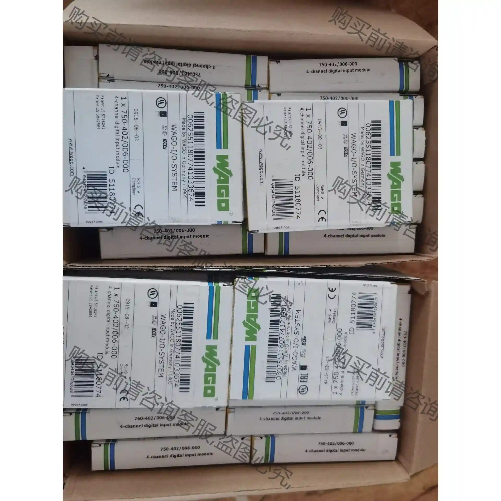WAGO万可750-402/006-000模块，全新实物图， 议价再拍 拆机件