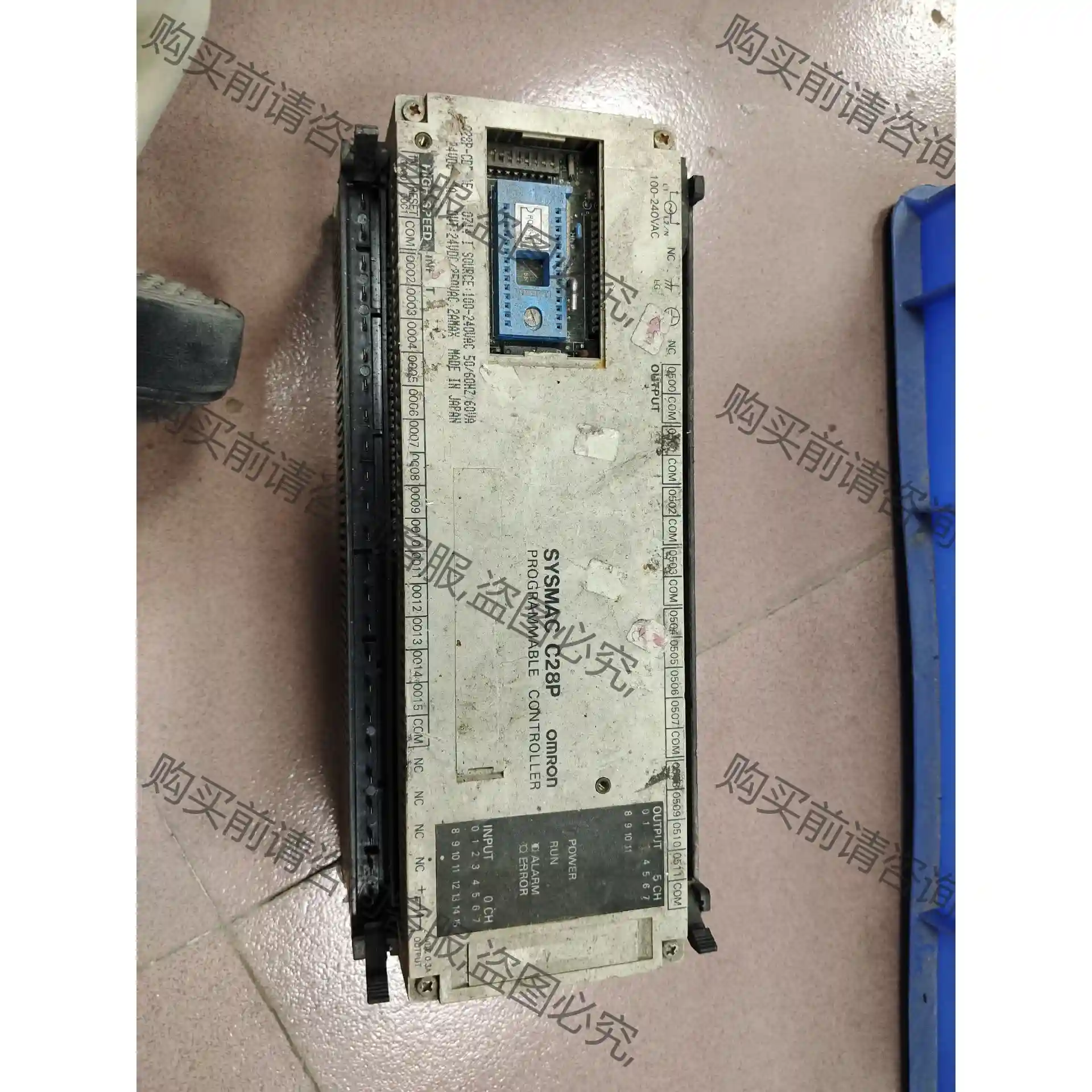欧姆longPLC,SYSMAC C28P 议价再拍 拆机件