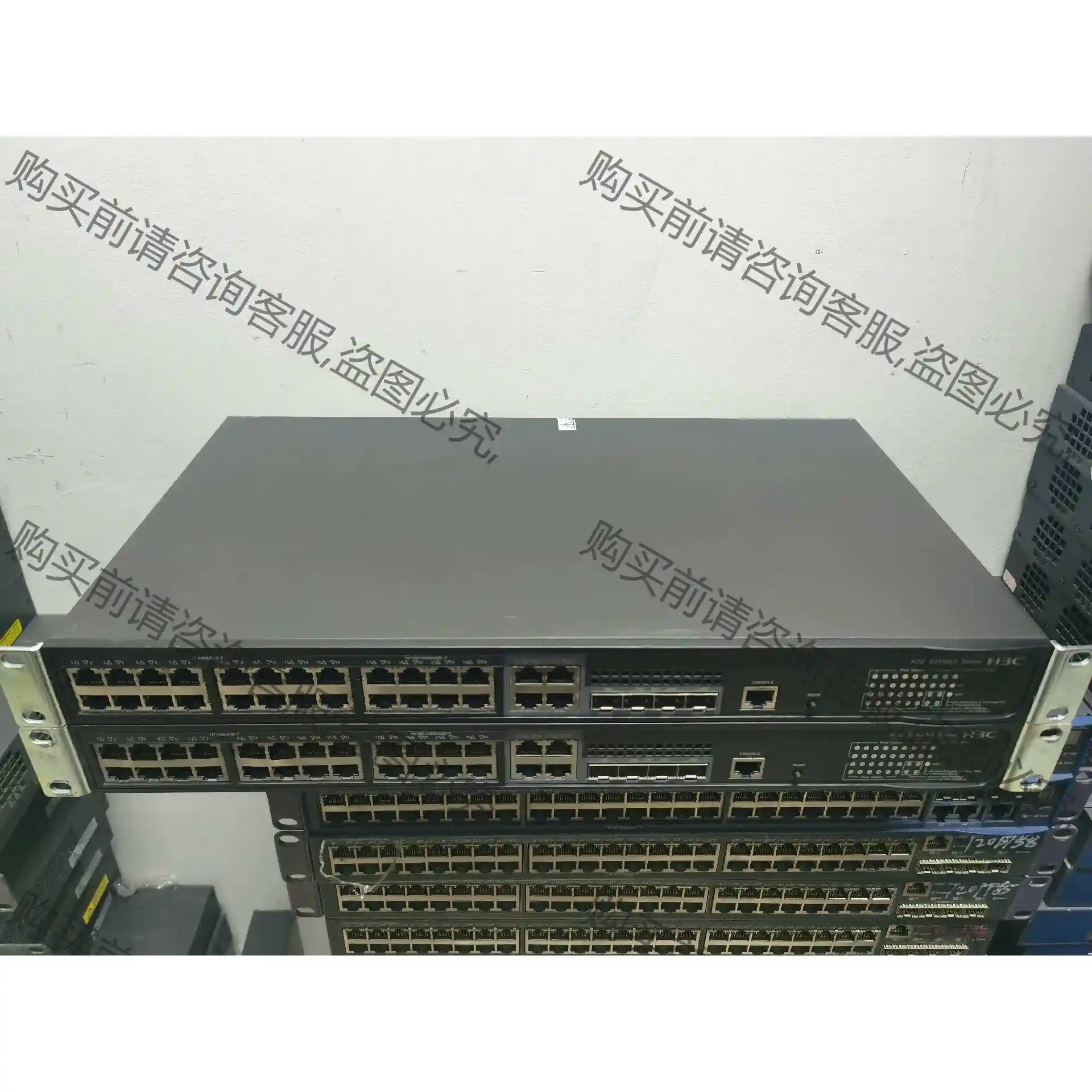 H伞 S3100V3-28TP-PWR-EI POE交换 议价再拍 拆机件