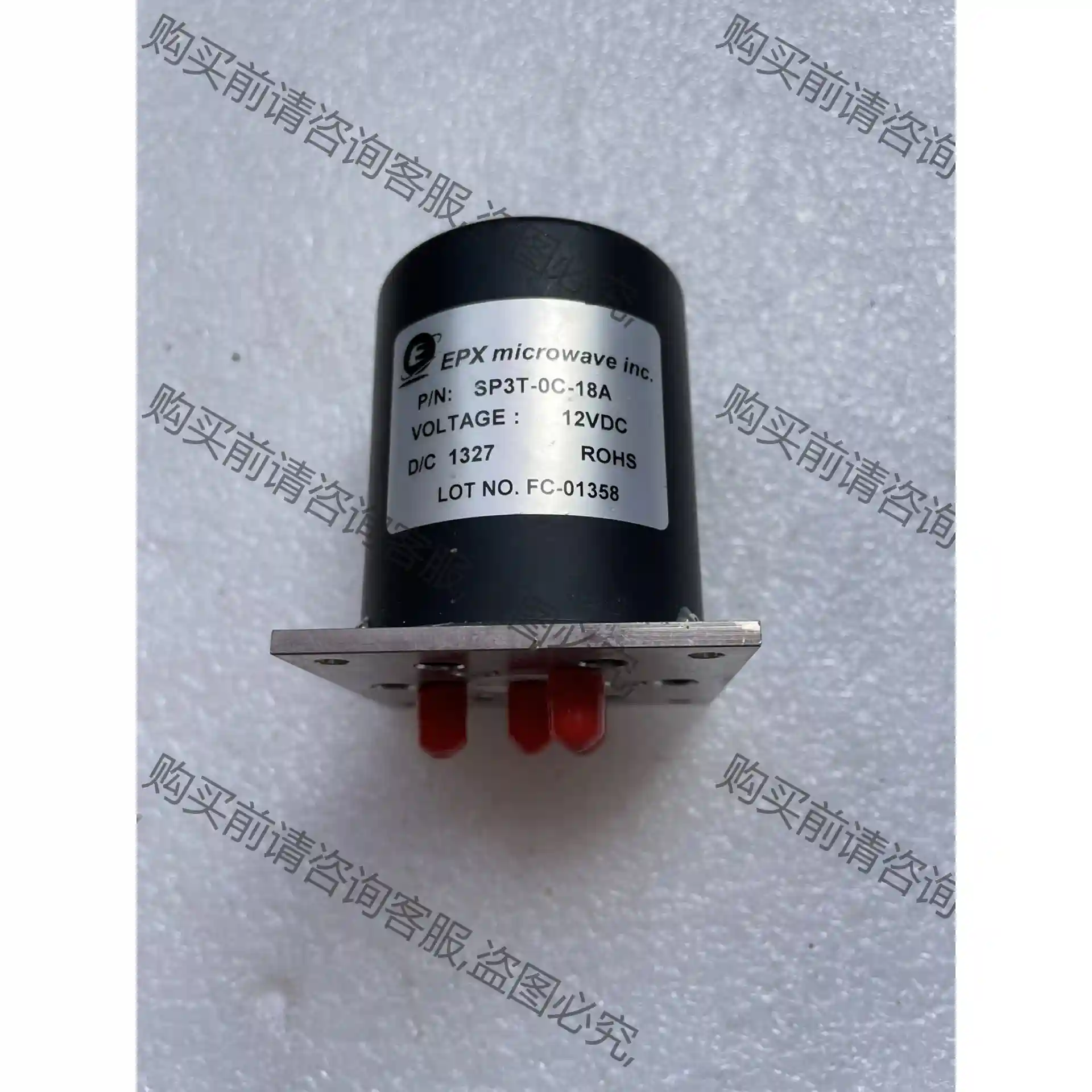 EPX SP3T-0C-18A射频同轴开关 议价再拍 拆机件