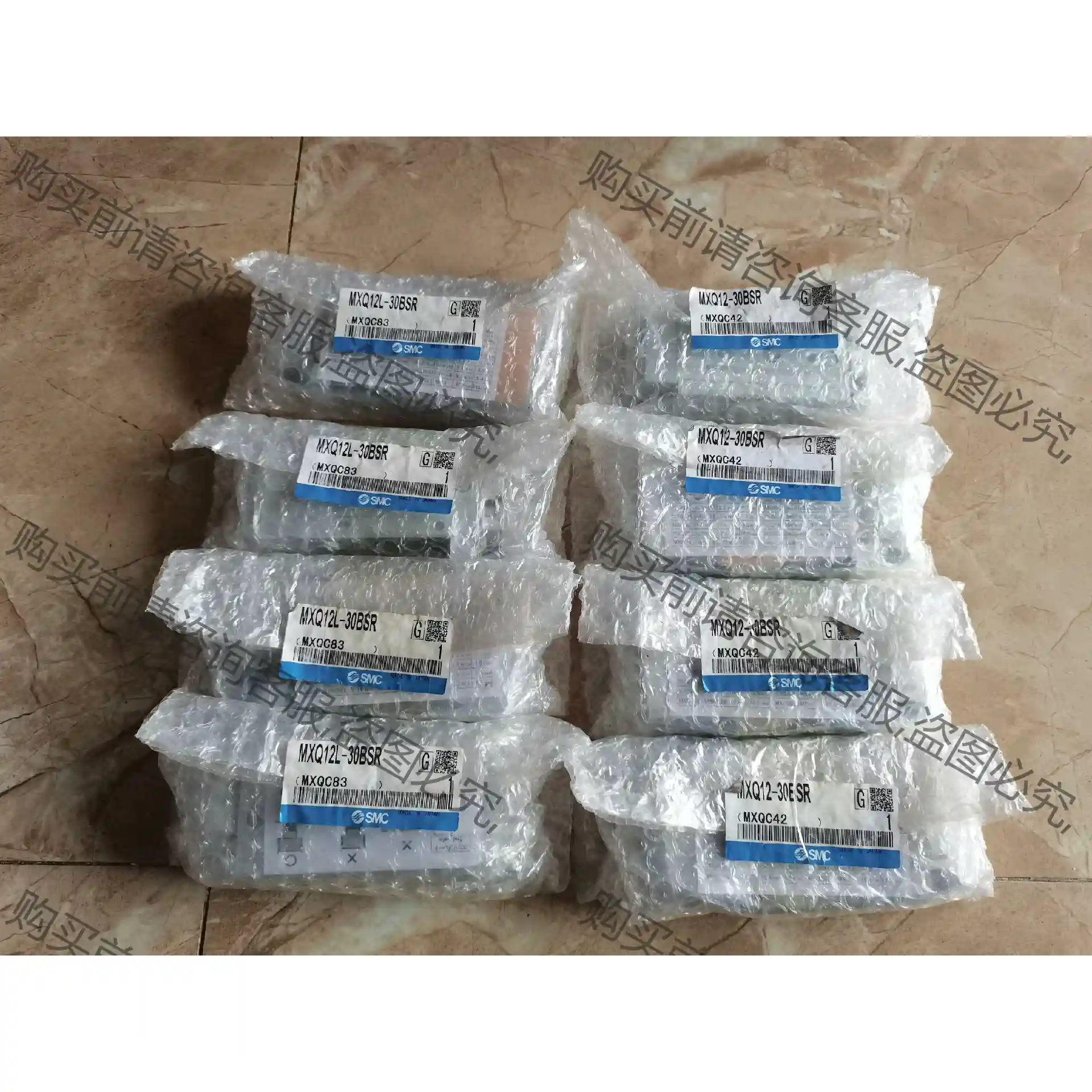 全新SM气缸MXQ12-30BSR MXQL12-30BS 议价再拍 拆机件