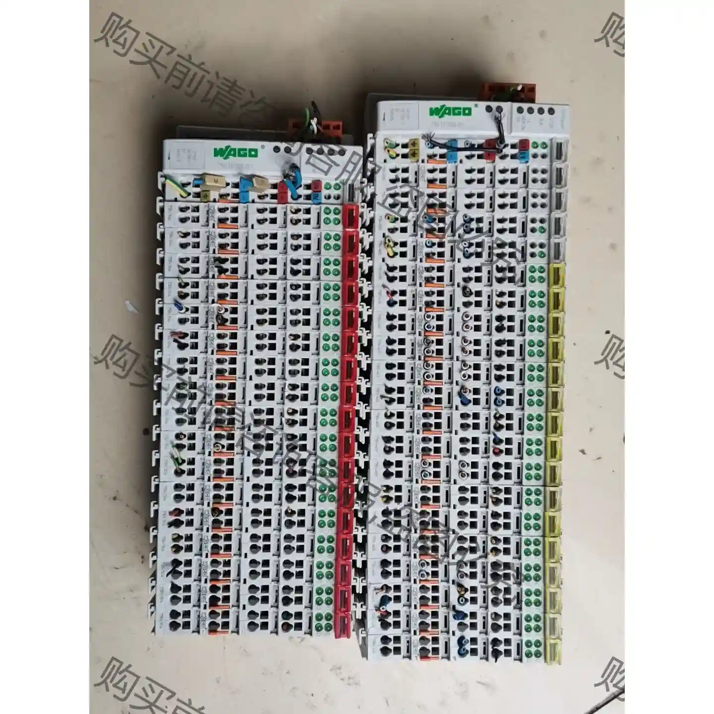 万可PLC模块，750-504(17片)，750-403(1 议价再拍 拆机件