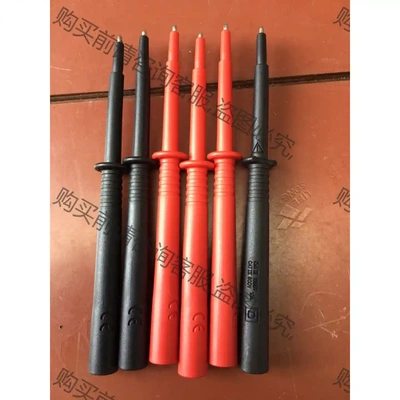 进口万用表表笔三对。实物拍摄做工质量非常好，其中有一对有损伤
