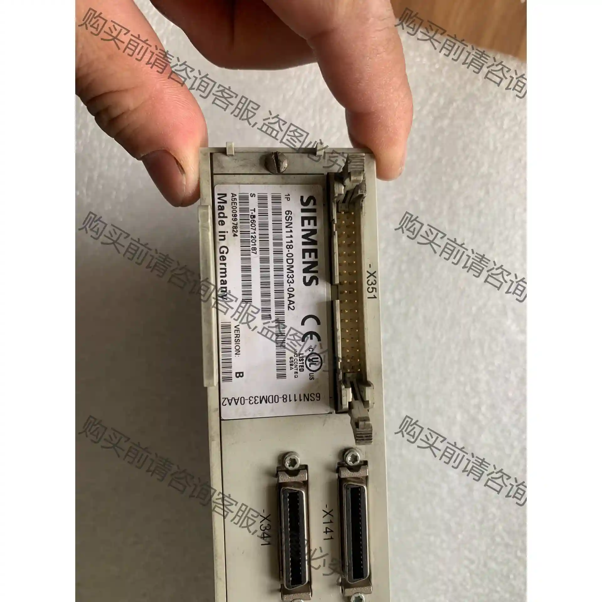 西门zi840D轴卡 6SN1118-0DM33-0AA2 议价再拍 拆机件