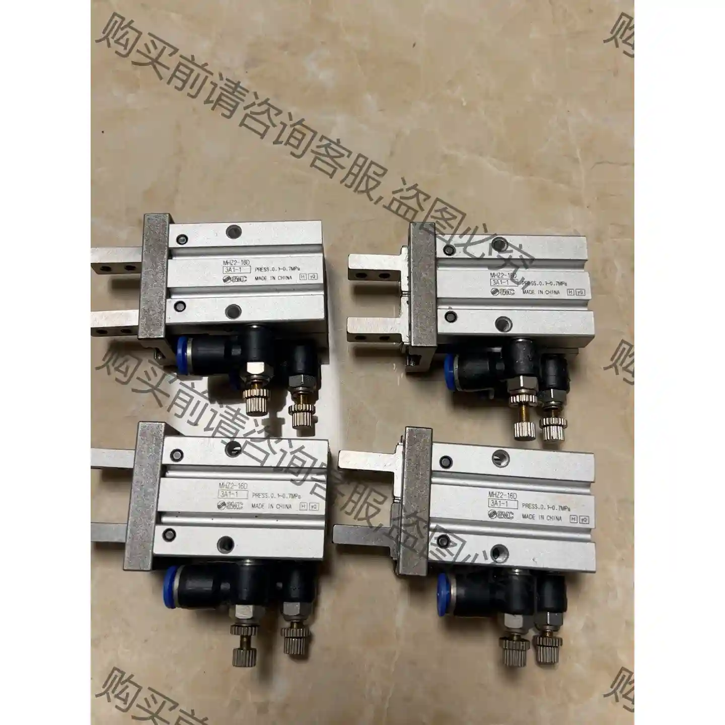 SM手指气缸，型号：MHZ2-16D，口罩机拆机，实物如图 议价再拍 拆