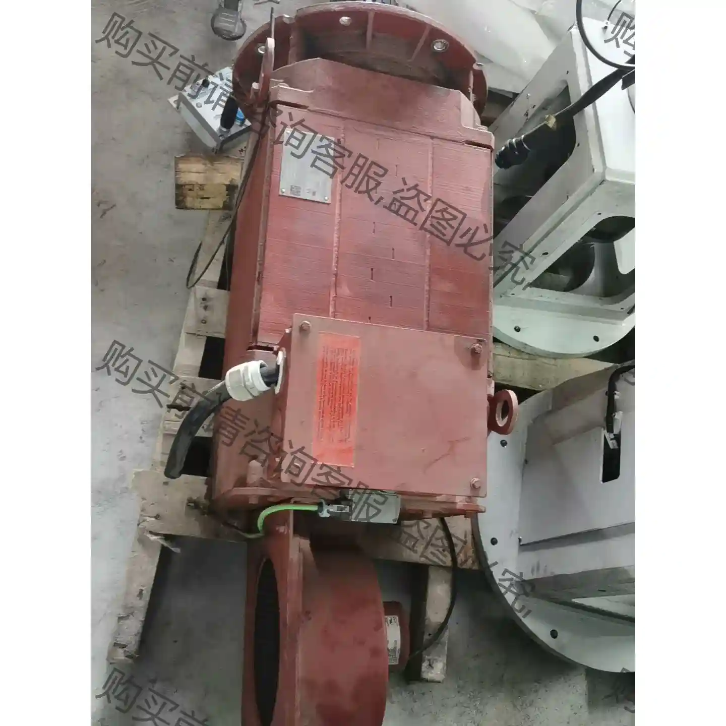 西门zi1PH7186-2DB03-0BK0型主轴电机带圆法兰 议价再拍 拆机件