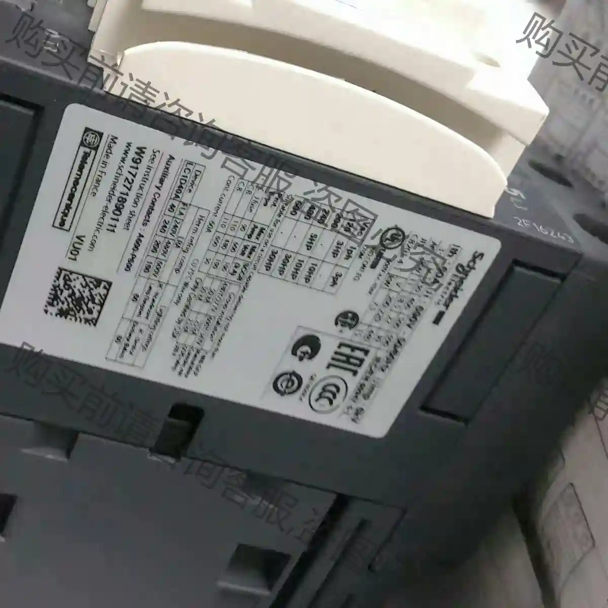 全新原装施耐de schneider LC1D40ABD 现 议价再拍 拆机件