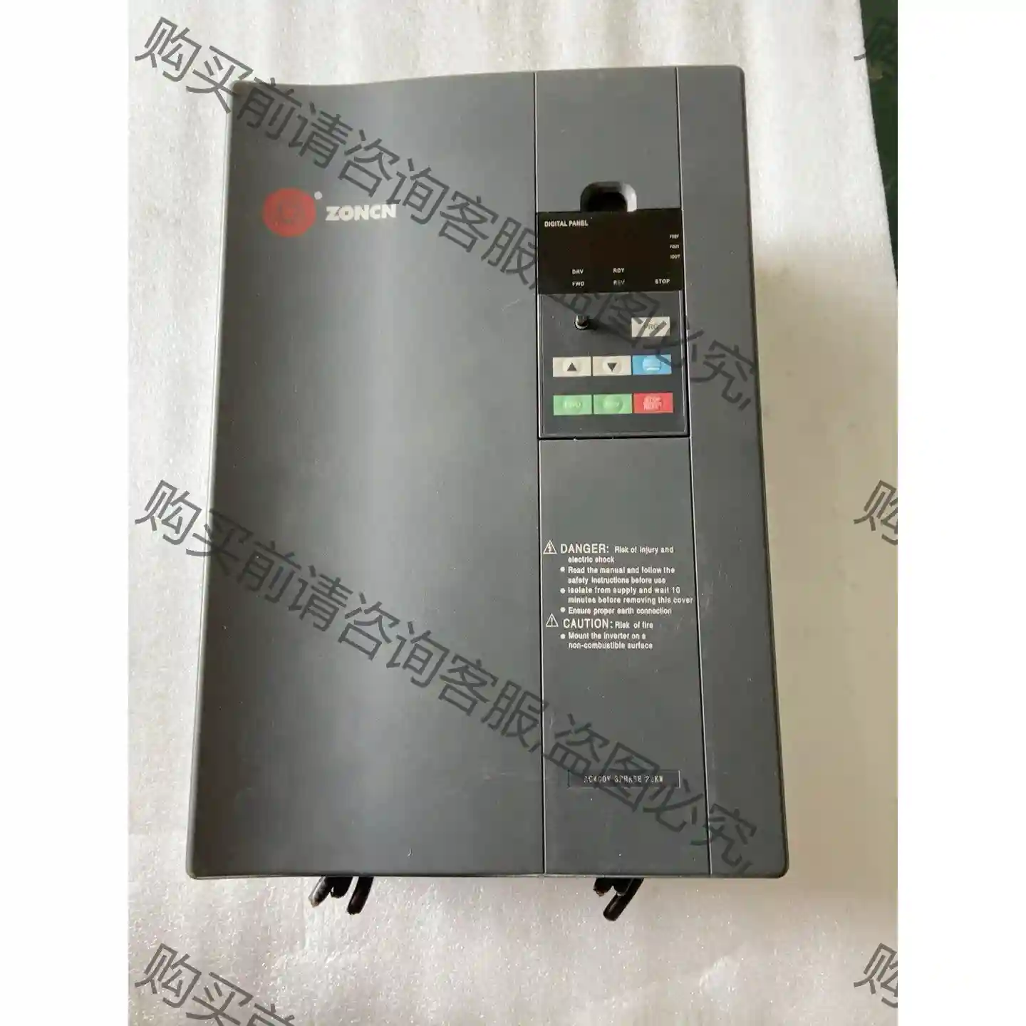 众辰变频器H3400A0022KN-Y 有需要的联系议价 议价再拍 拆机件
