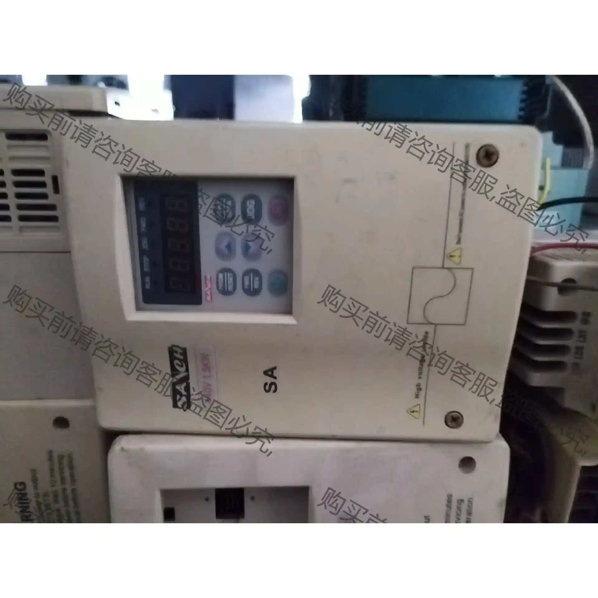 拆机三基变频器SA-4015C 1.5KW 380V 包好 议价再拍 拆机件