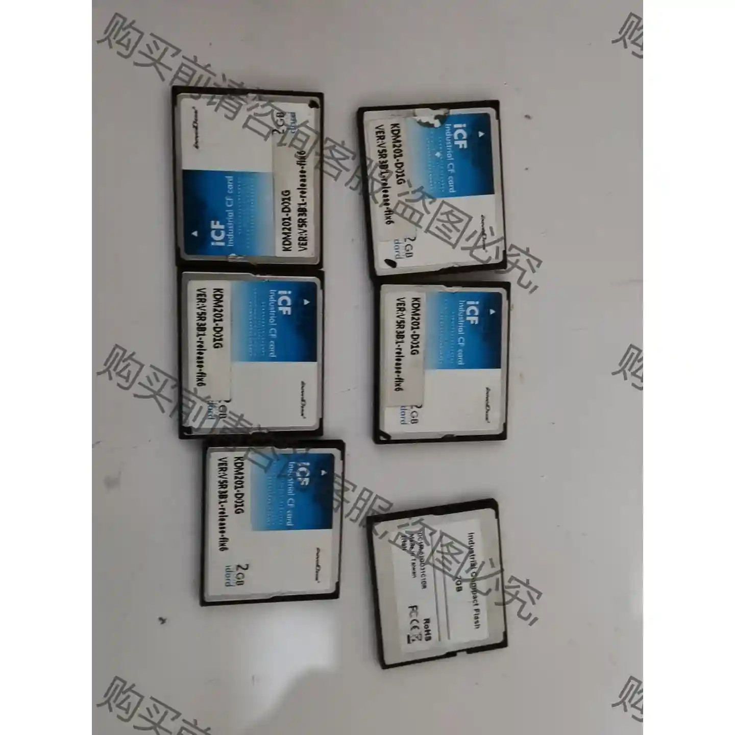 台湾 INNODISK CF 2G 工业CF卡 2GB IC 议价再拍 拆机件