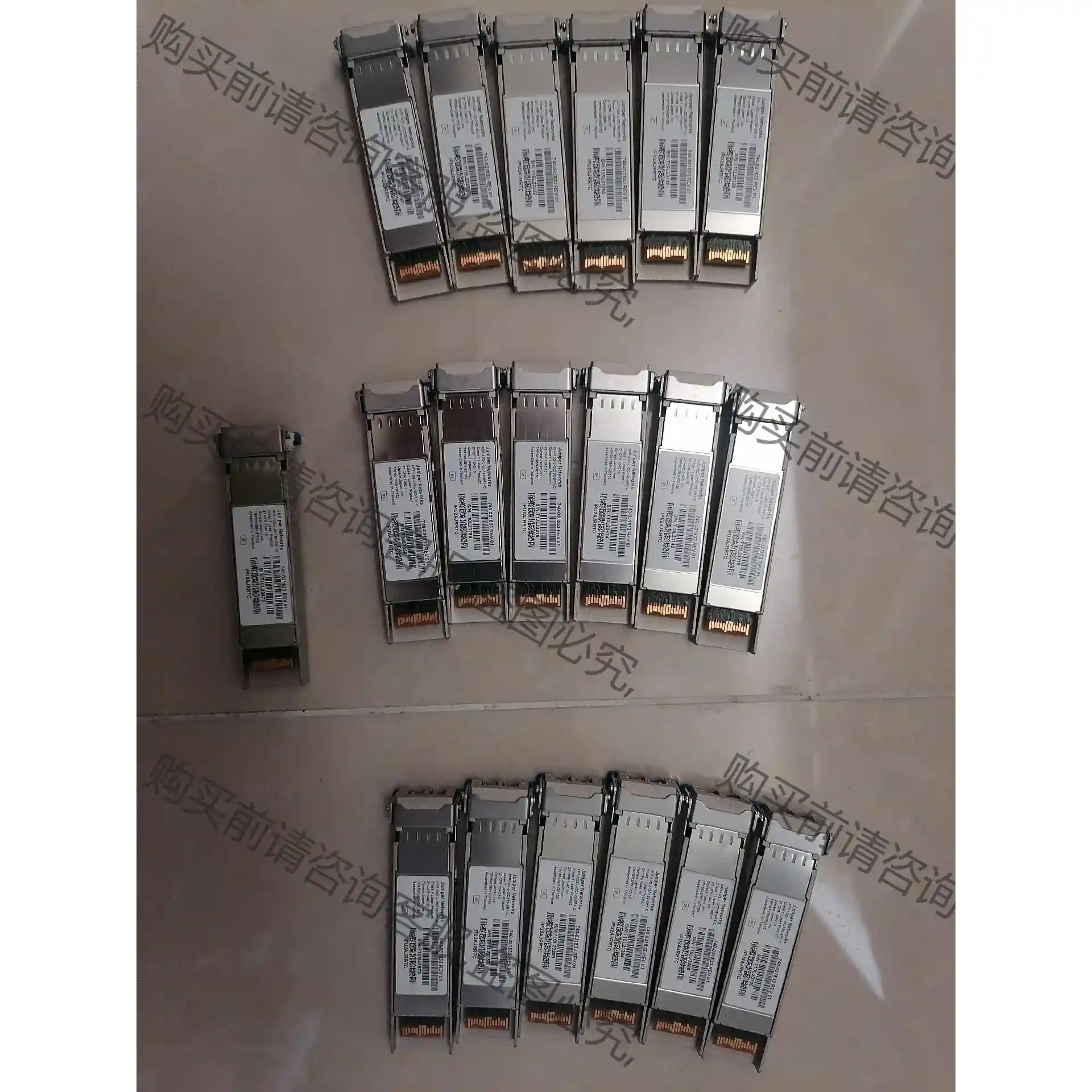 Juniper XFP-10G-L-OC192-SR1-C万 议价再拍 拆机件