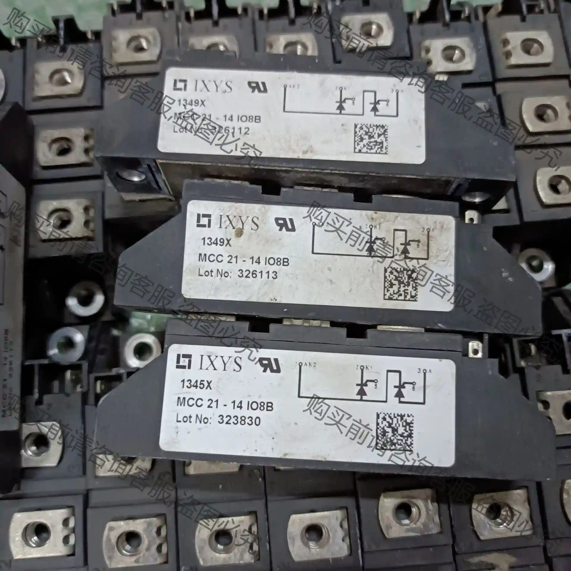 MCC21-14IO8B MCC21-14I08B 可控硅直 议价再拍 拆机件