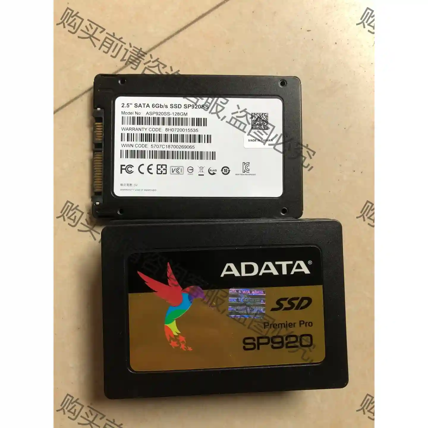 固态硬盘二手拆机AData/威刚SP580 128GM固态硬 议价再拍 拆机件