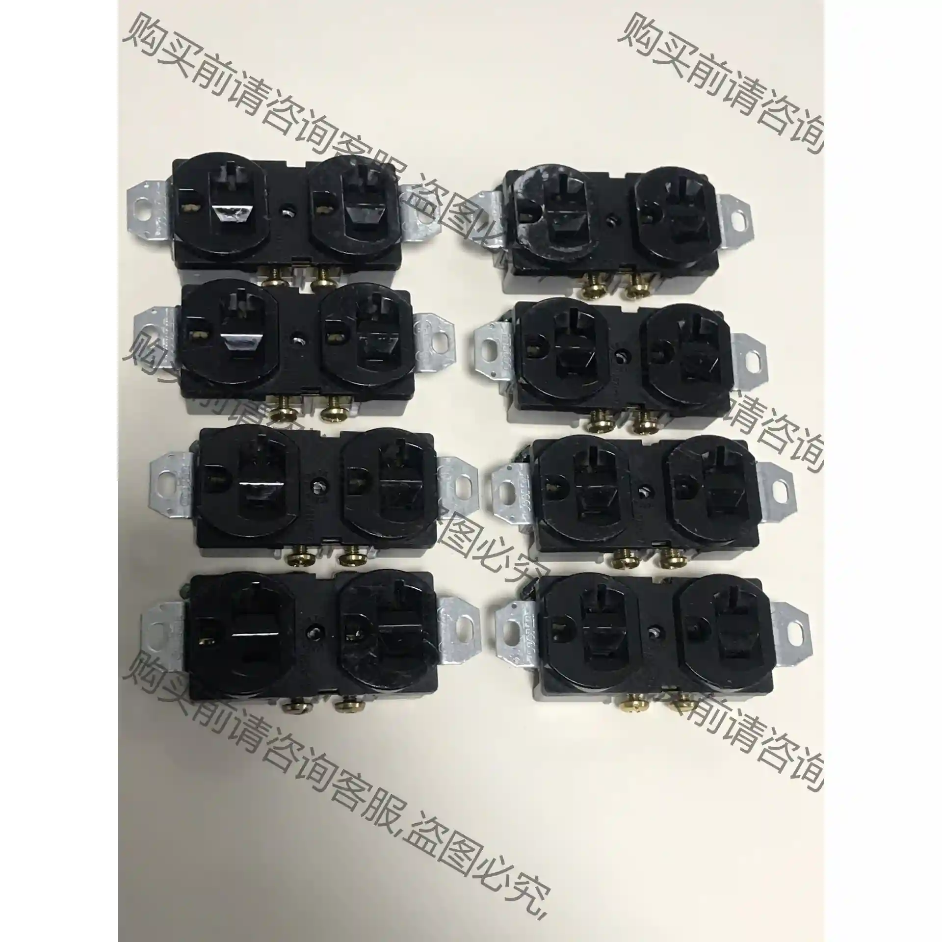 原装COOPER库柏美标发烧ji插座，20A125V 美国CO 议价再拍 拆机件