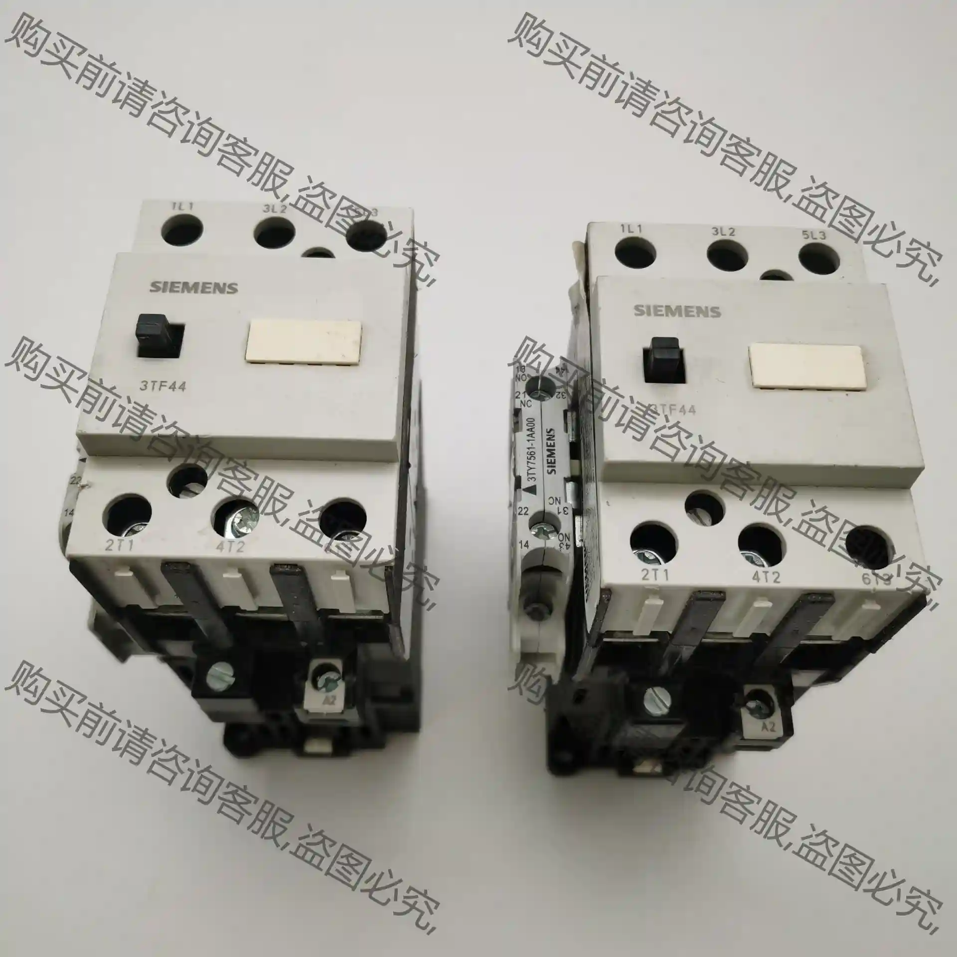 3TF4411-1X DC24V 1NO+1NC带辅助3TY 议价再拍 拆机件