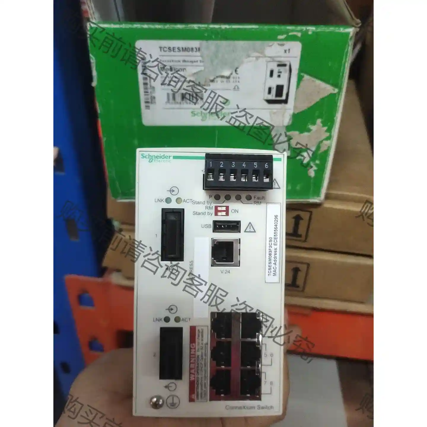 TCSESM083F2CS0全新施耐de交换机.项目闲置，质量 议价再拍 拆机